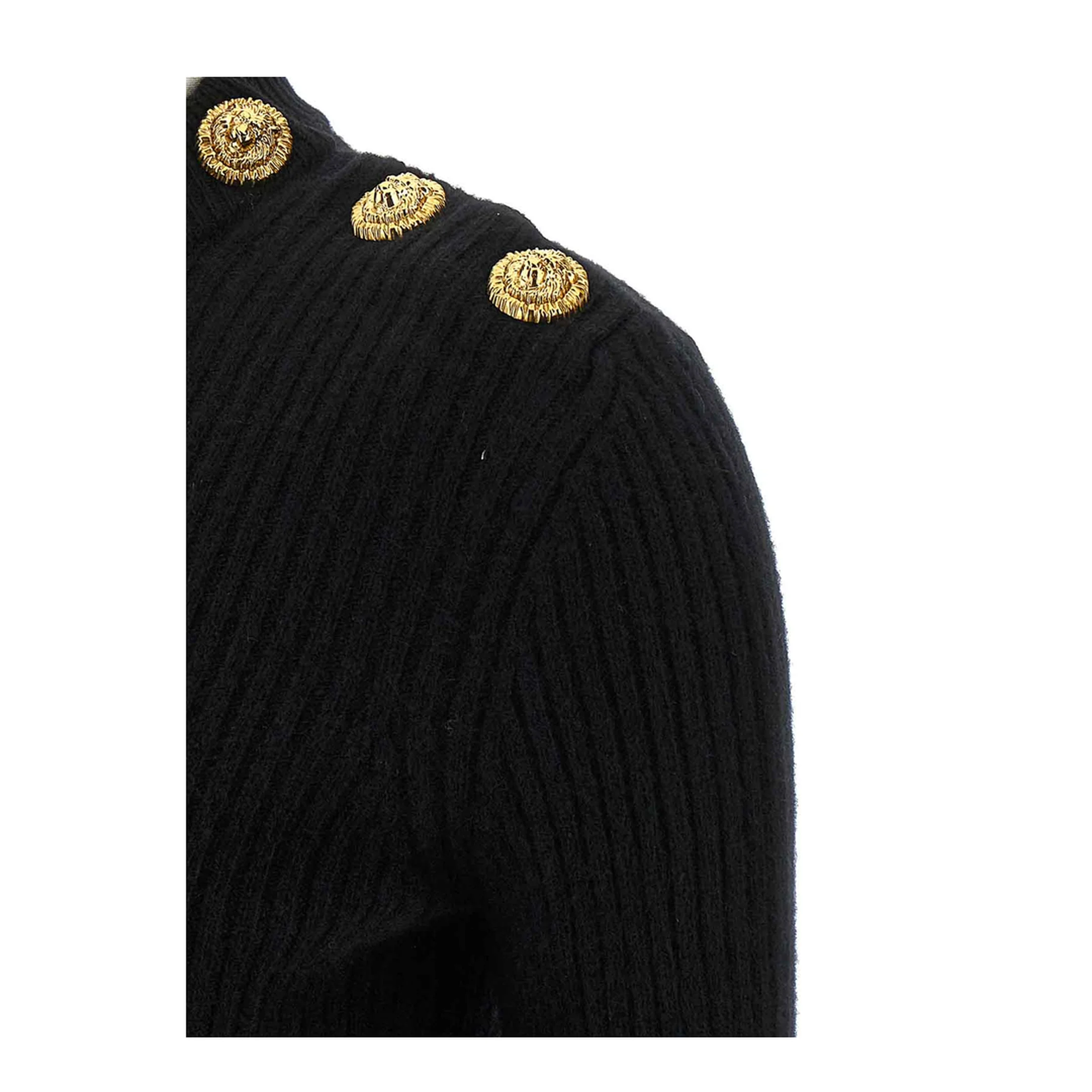 Ribbed Sweater Black - Image 4