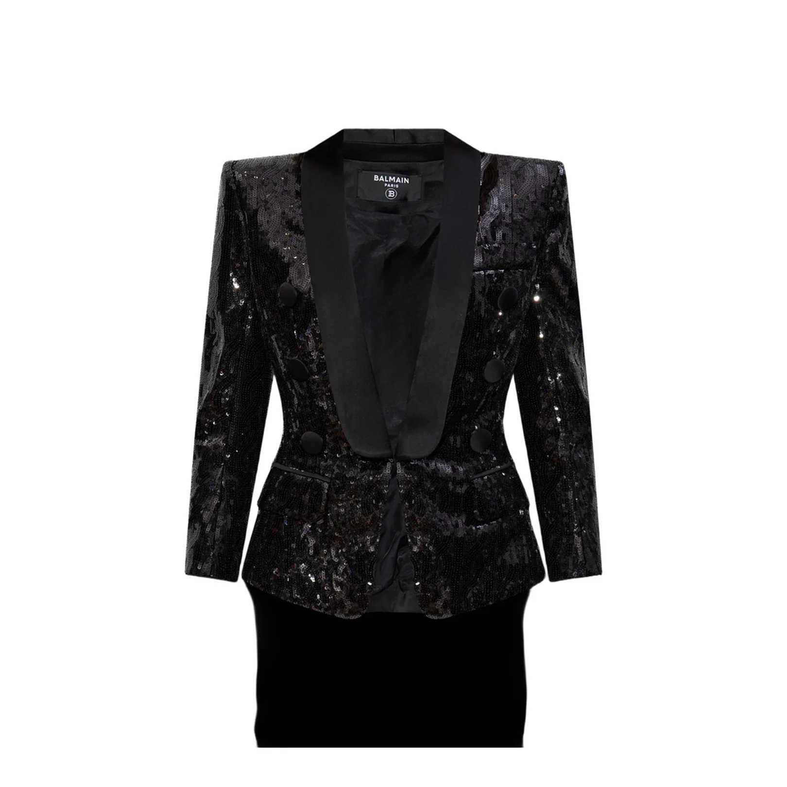 Sequin Blazer Black - Image 3