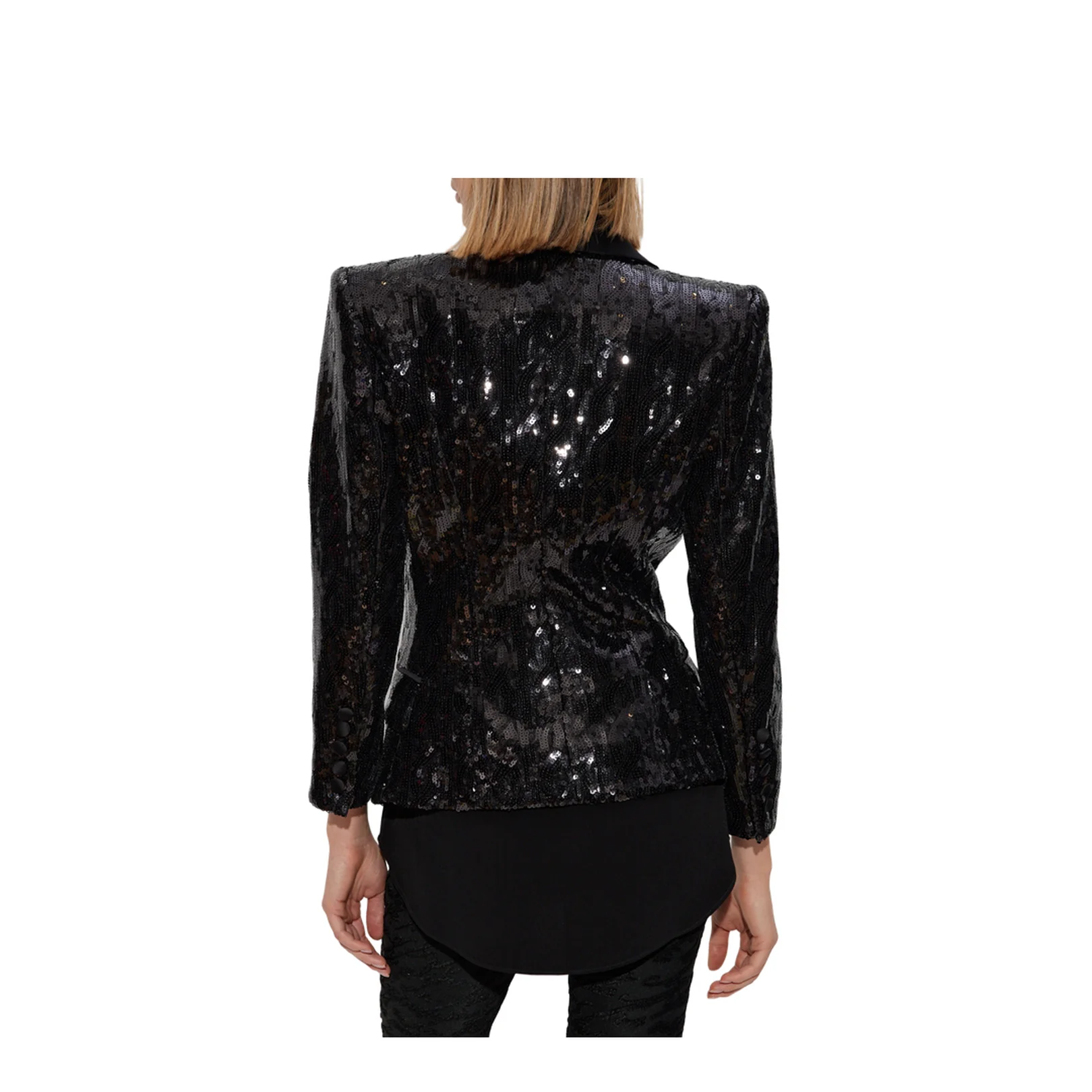 Sequin Blazer Black - Image 4
