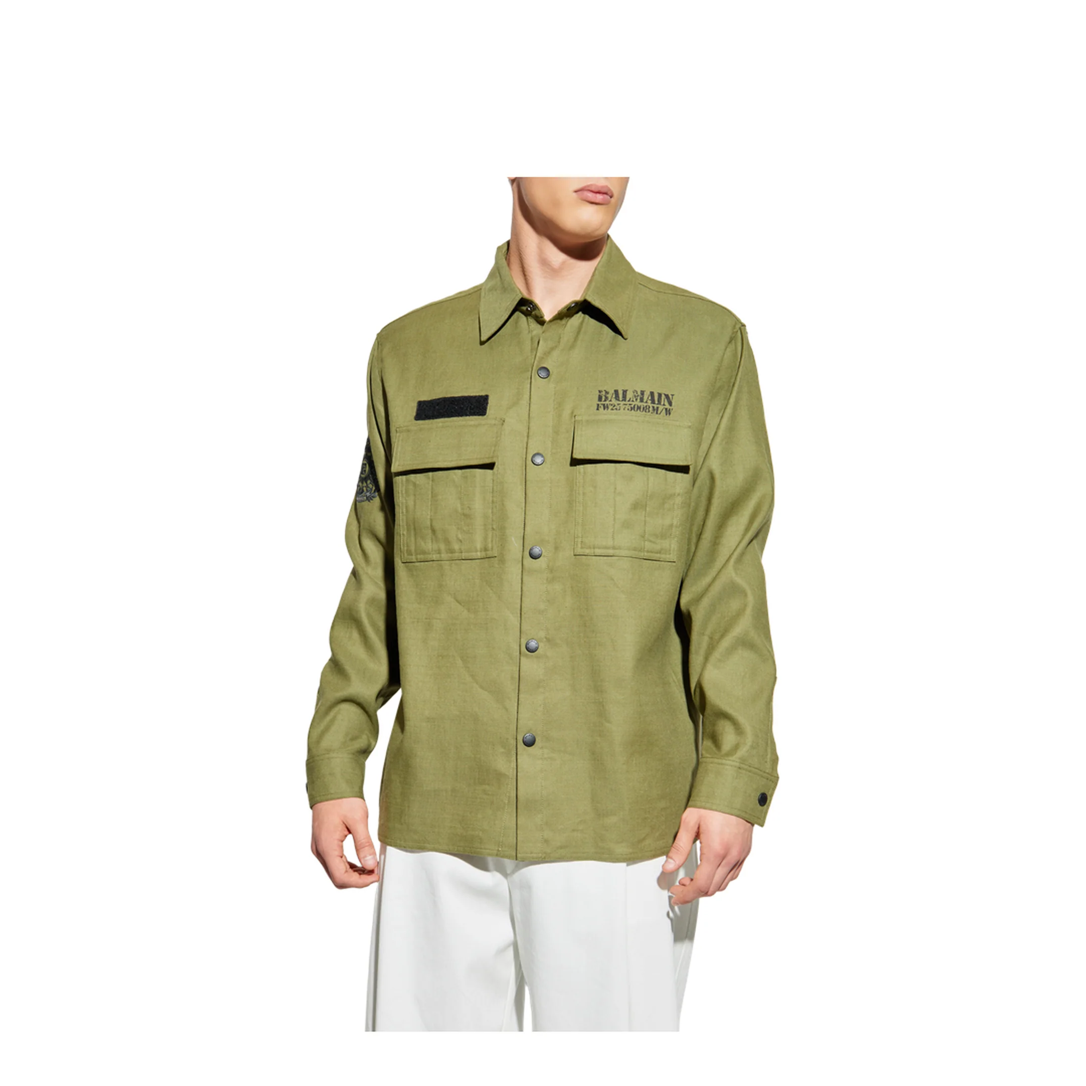 Long Sleeved Logo Printed Shirt - Image 3
