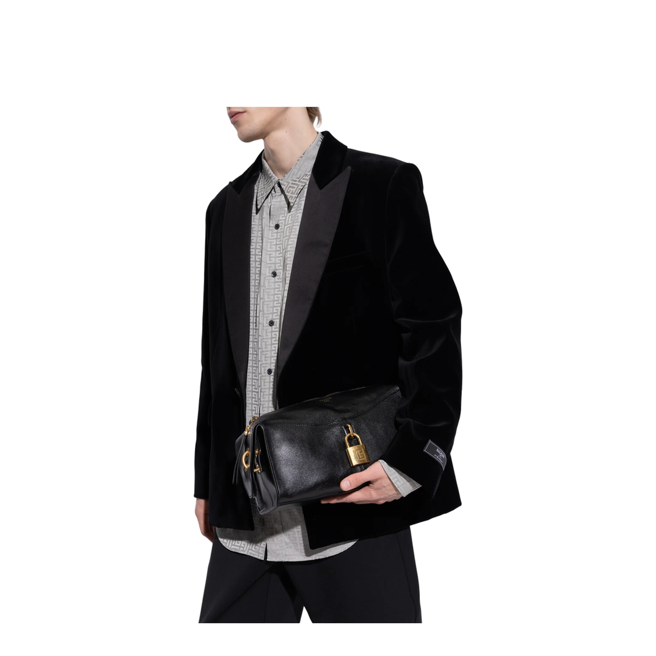 Pulse Leather Shoulder Bag Black - Image 2