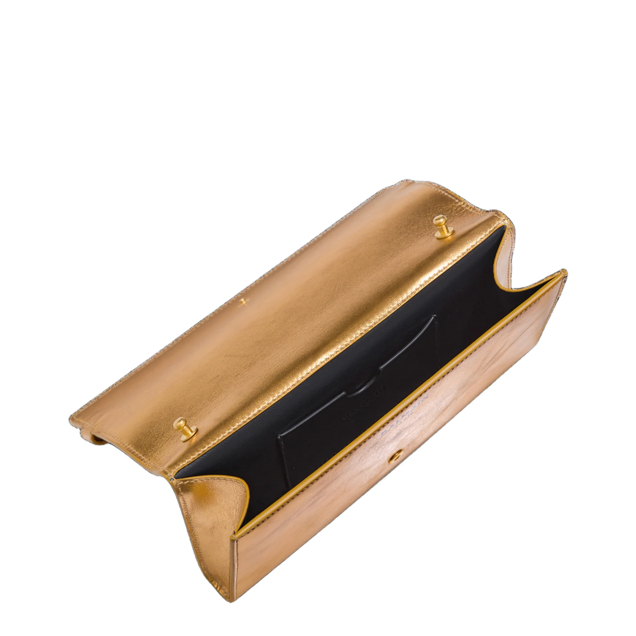 Shuffle Wallet in Lamé Leather - Image 4