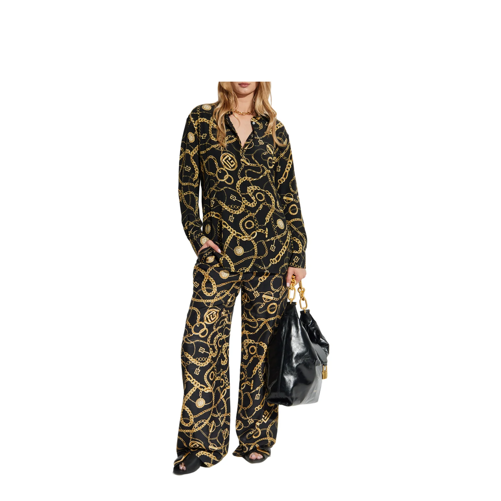 Silk Trousers Print - Image 2