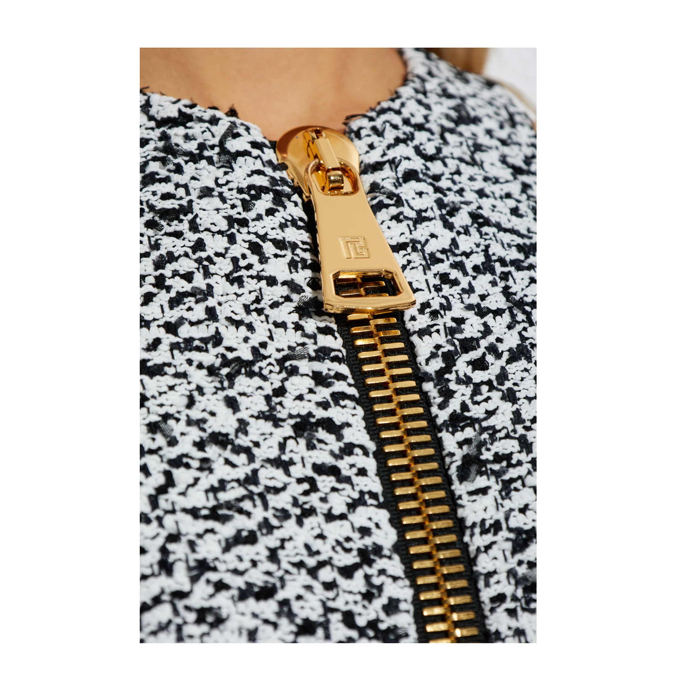 Sleeveless Tweed Dress - Image 5