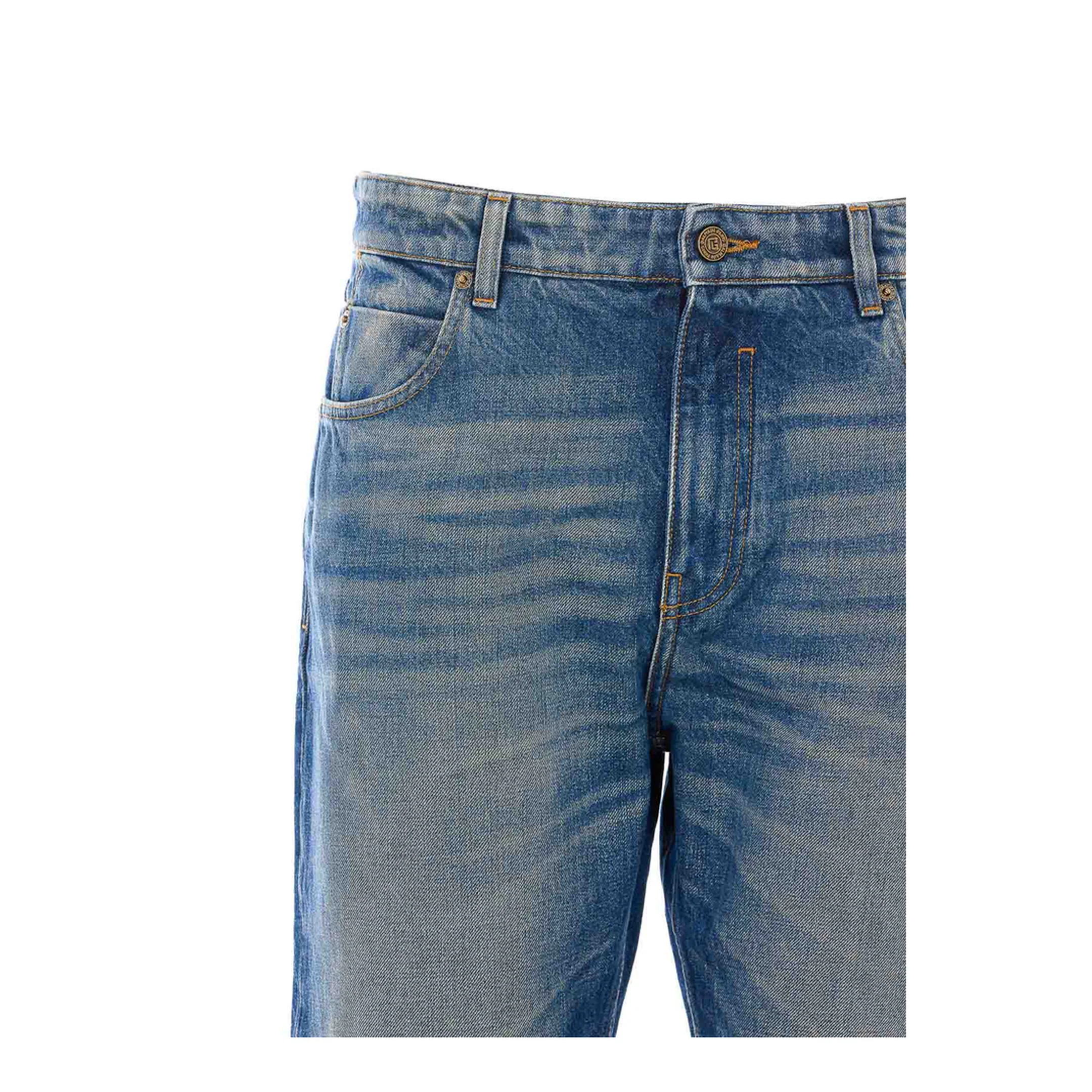 Straight Fit Jeans In Blue - Image 4