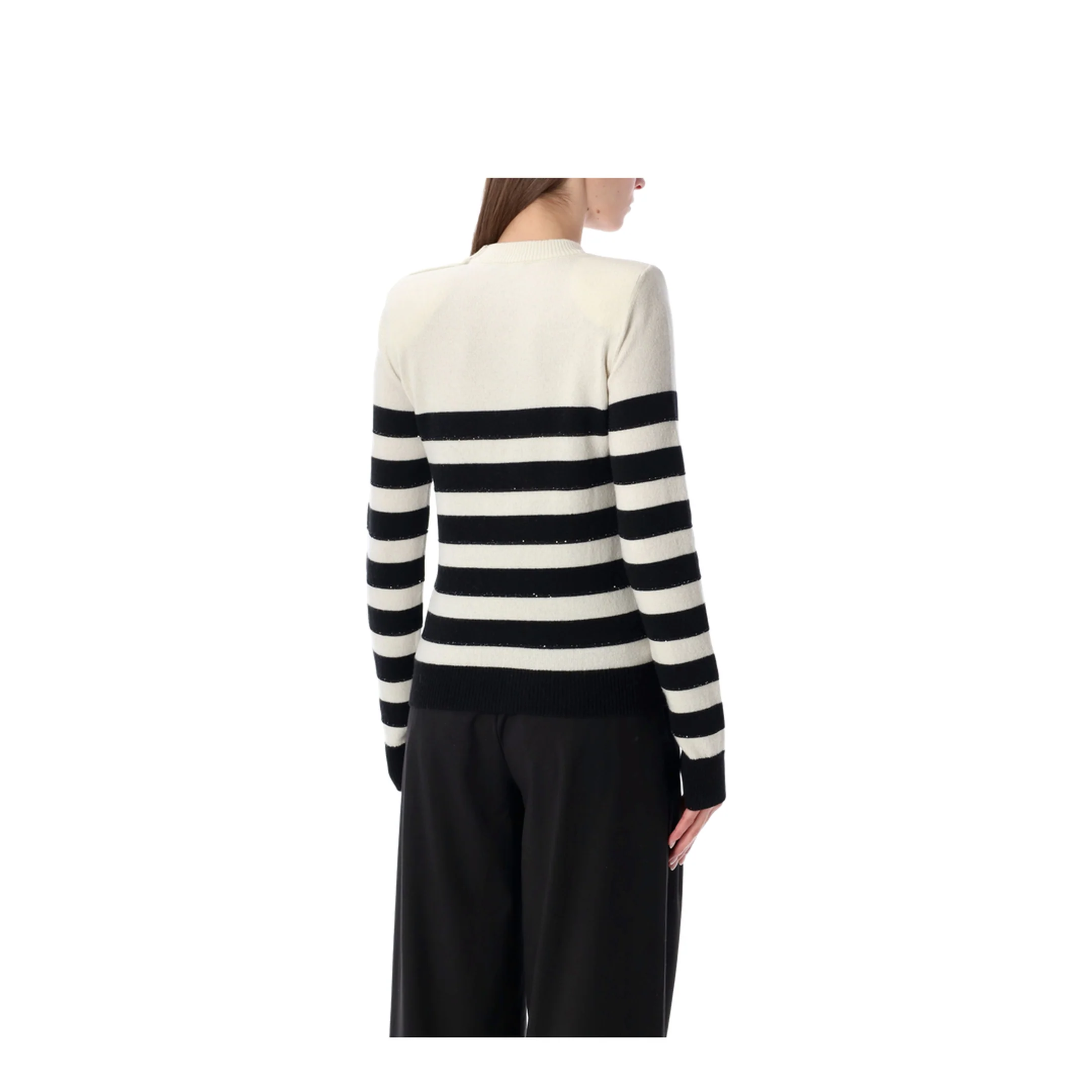 Striped Buttoned Knit - Image 5