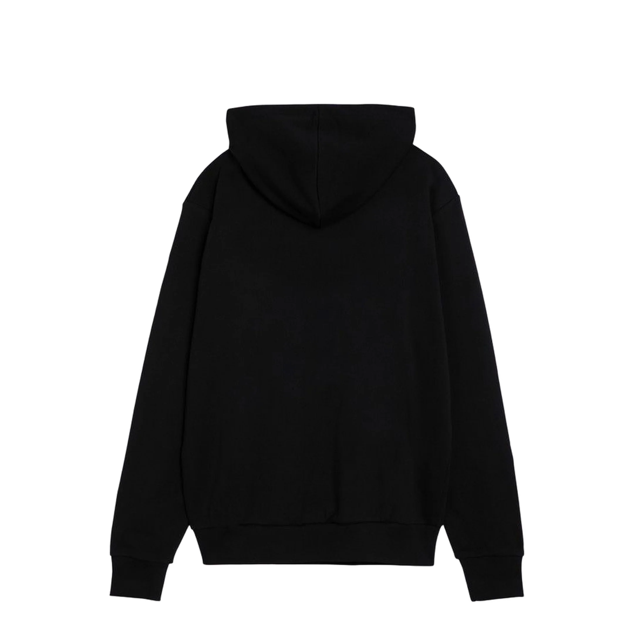 Printed Hoodie Cotton Black - Image 2