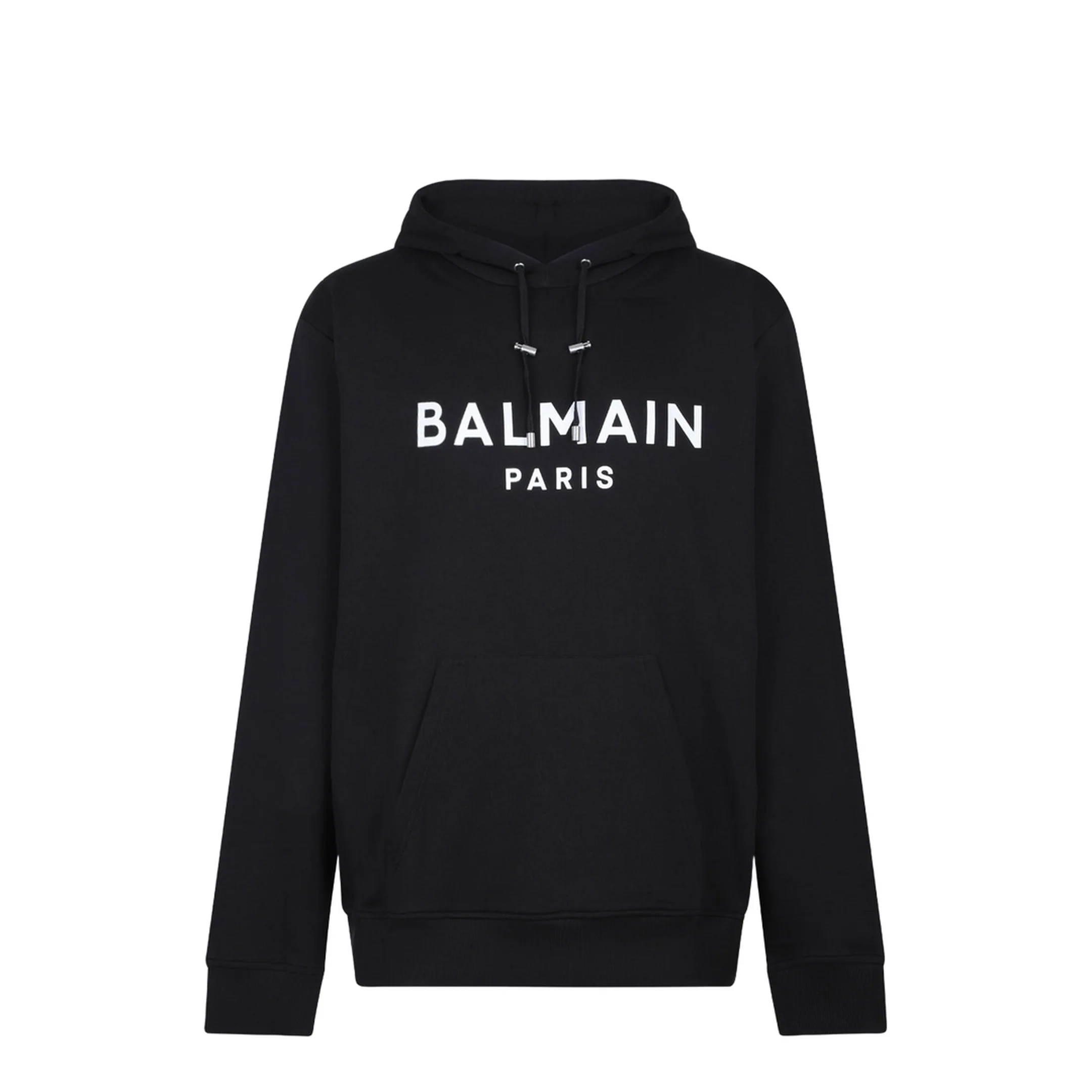 Printed Hoodie Cotton Black - Image 5