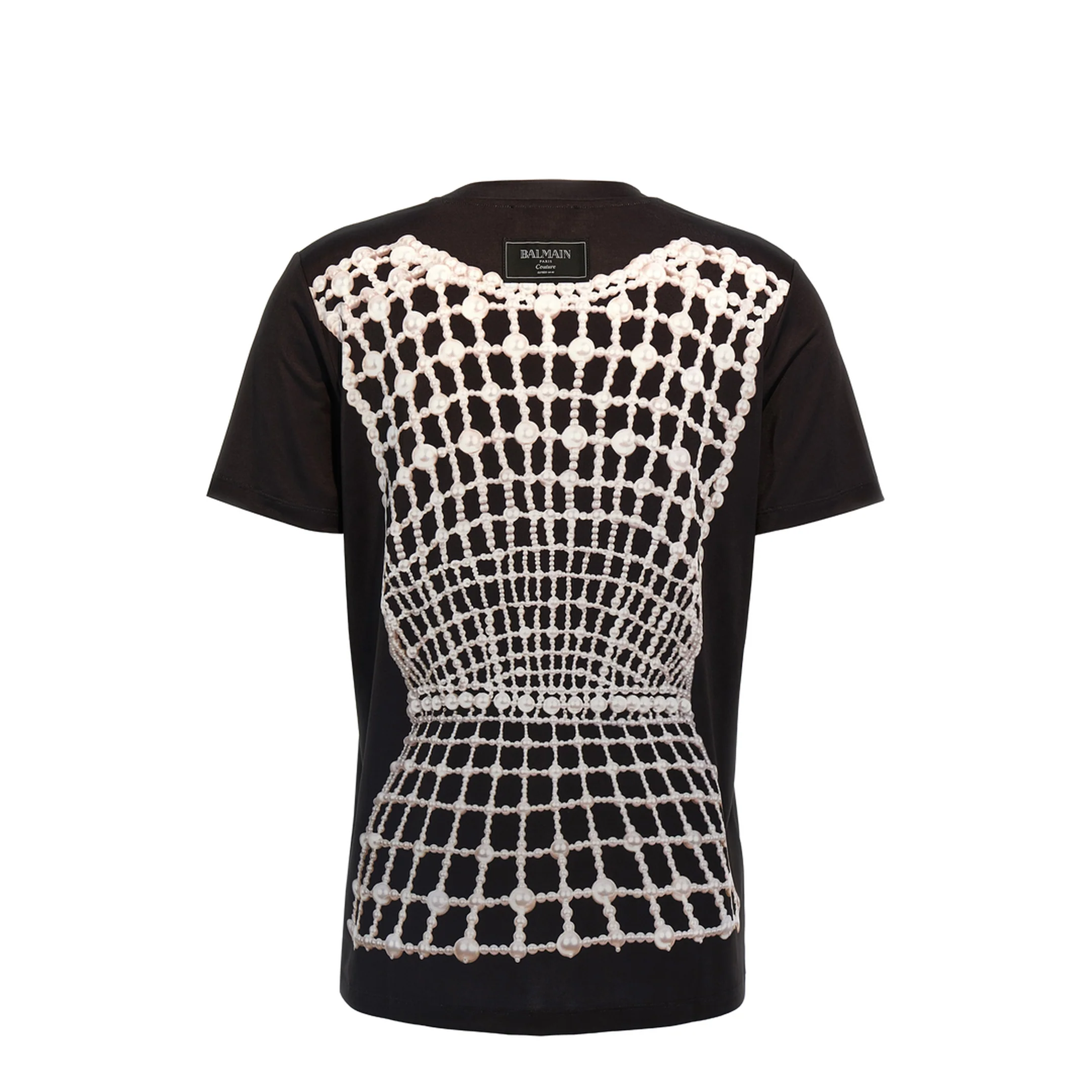 T-shirt with Print Black - Image 4