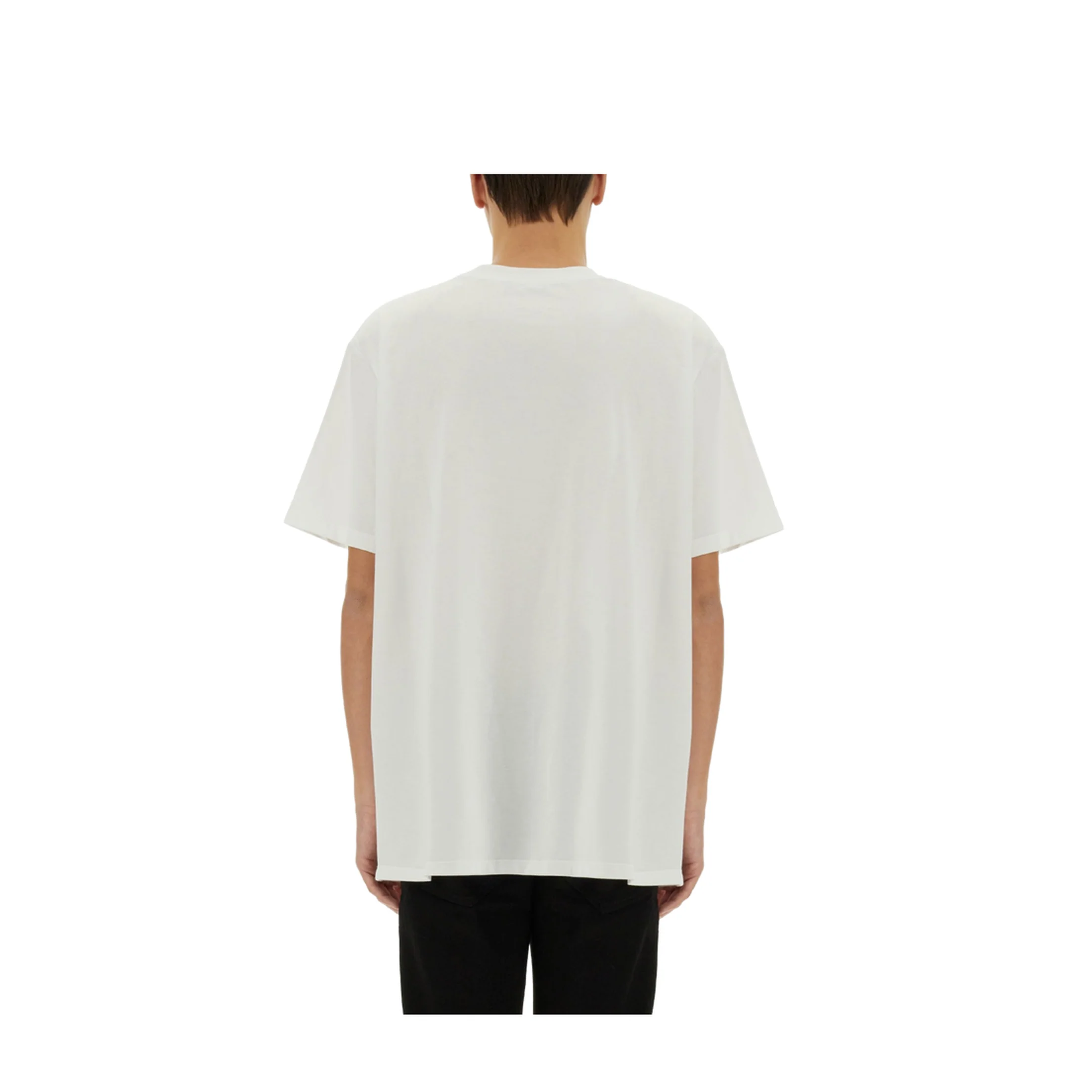Cotton Printed T-Shirt White - Image 3
