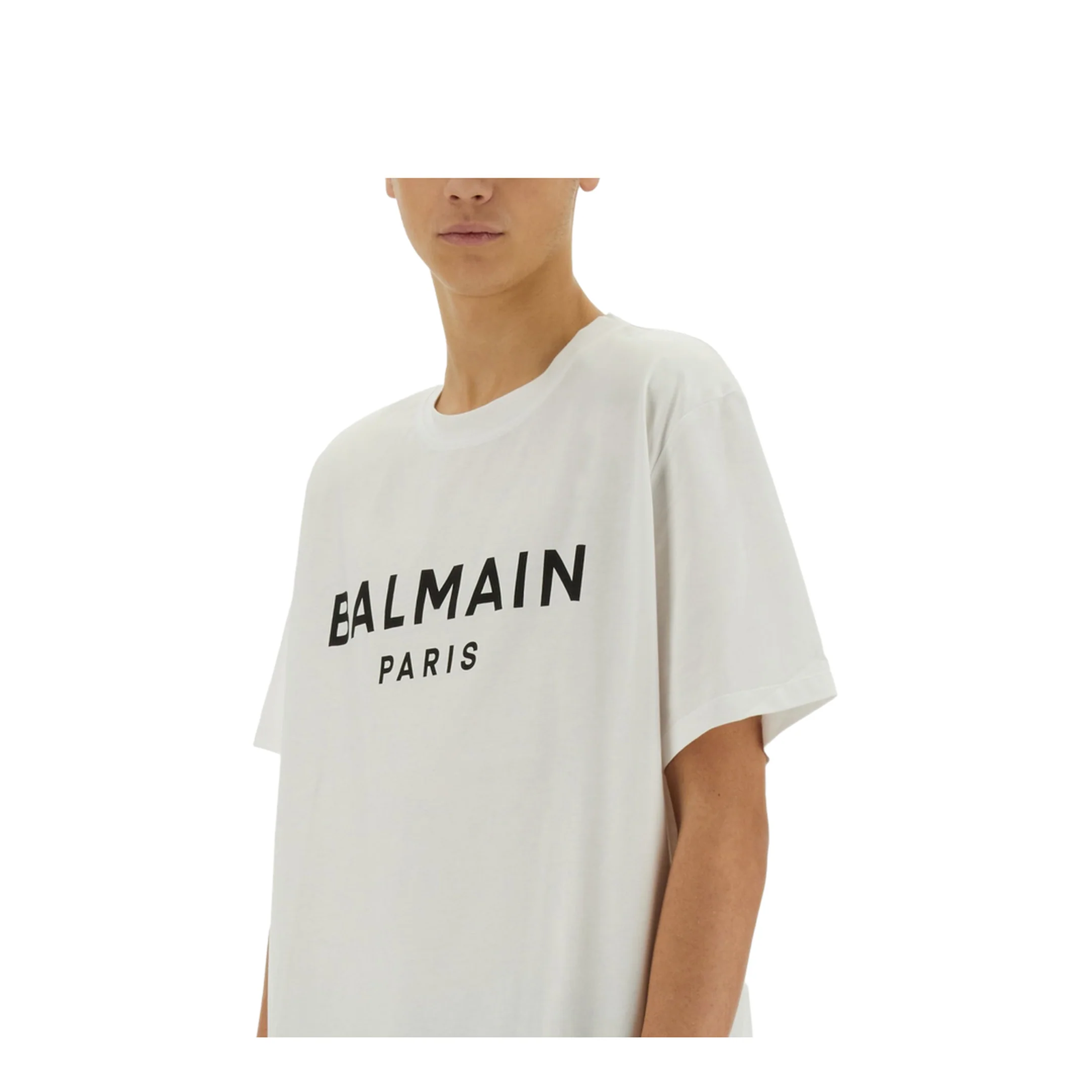 Cotton Printed T-Shirt White - Image 4