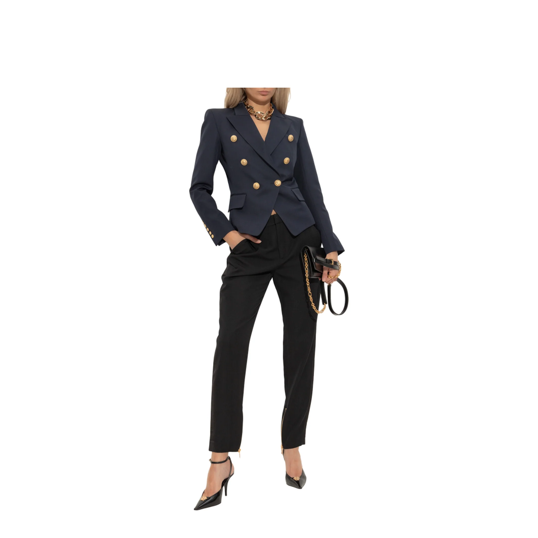 Tailored Trousers Black - Image 2