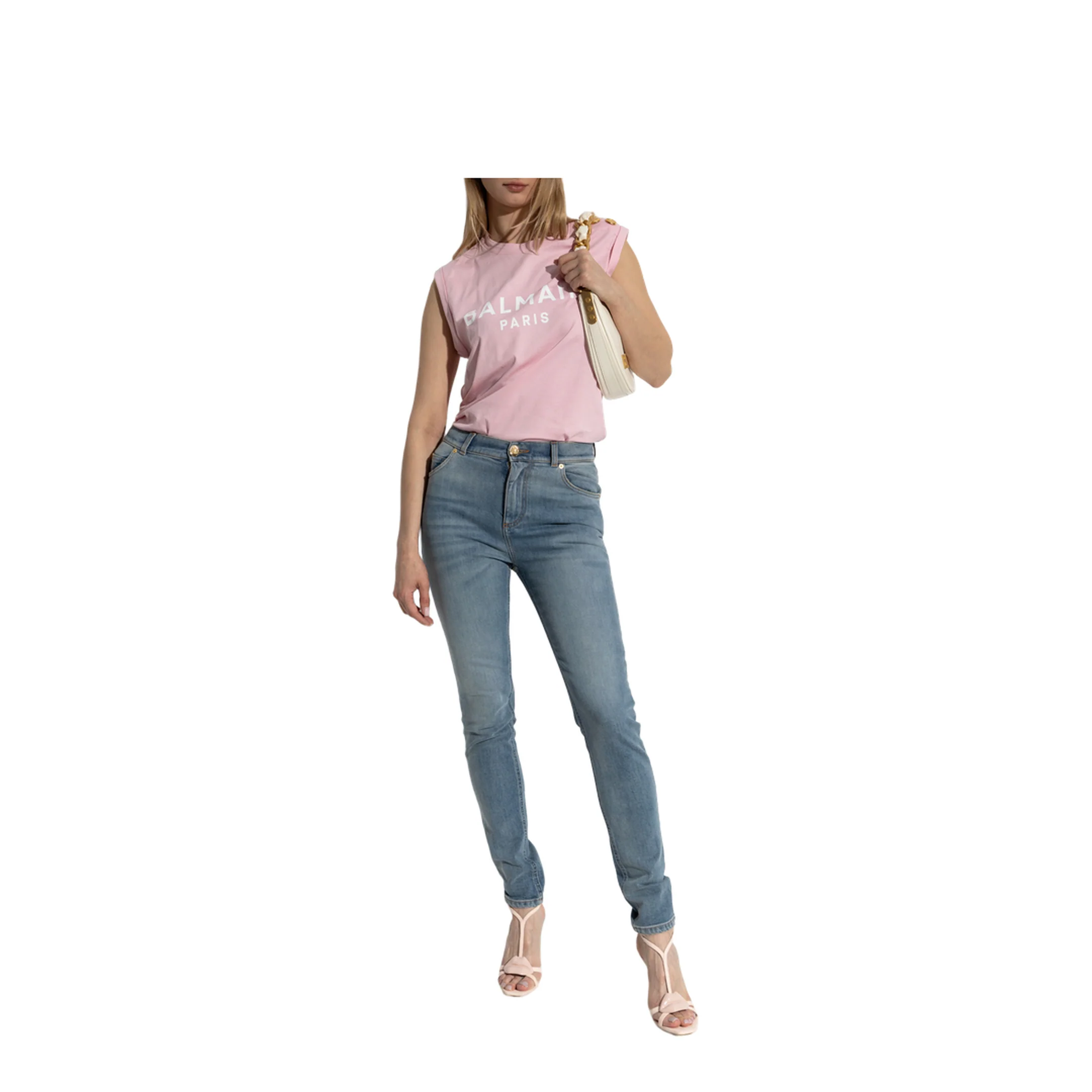 Tapered Leg Jeans Blue - Image 2