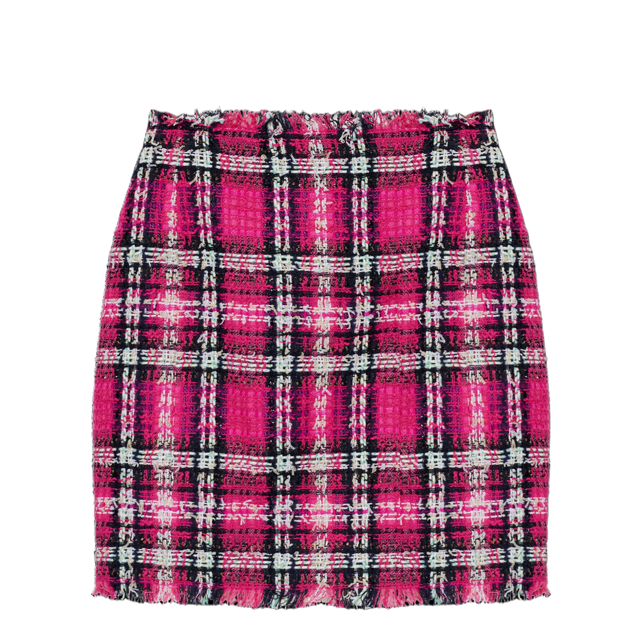 Tweed Skirt Pink - Image 2