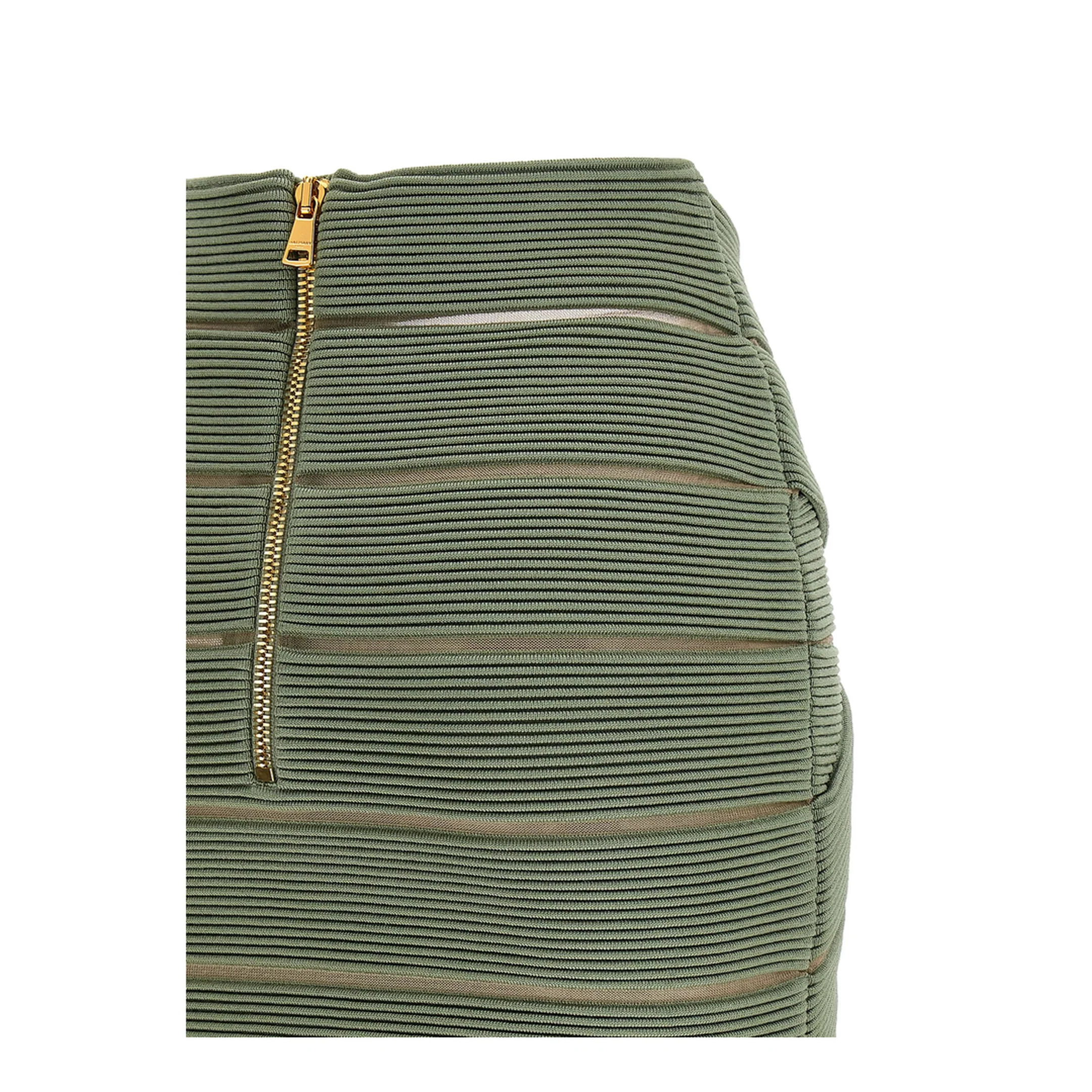 V-Shaped Waist Skirt Green - Image 4