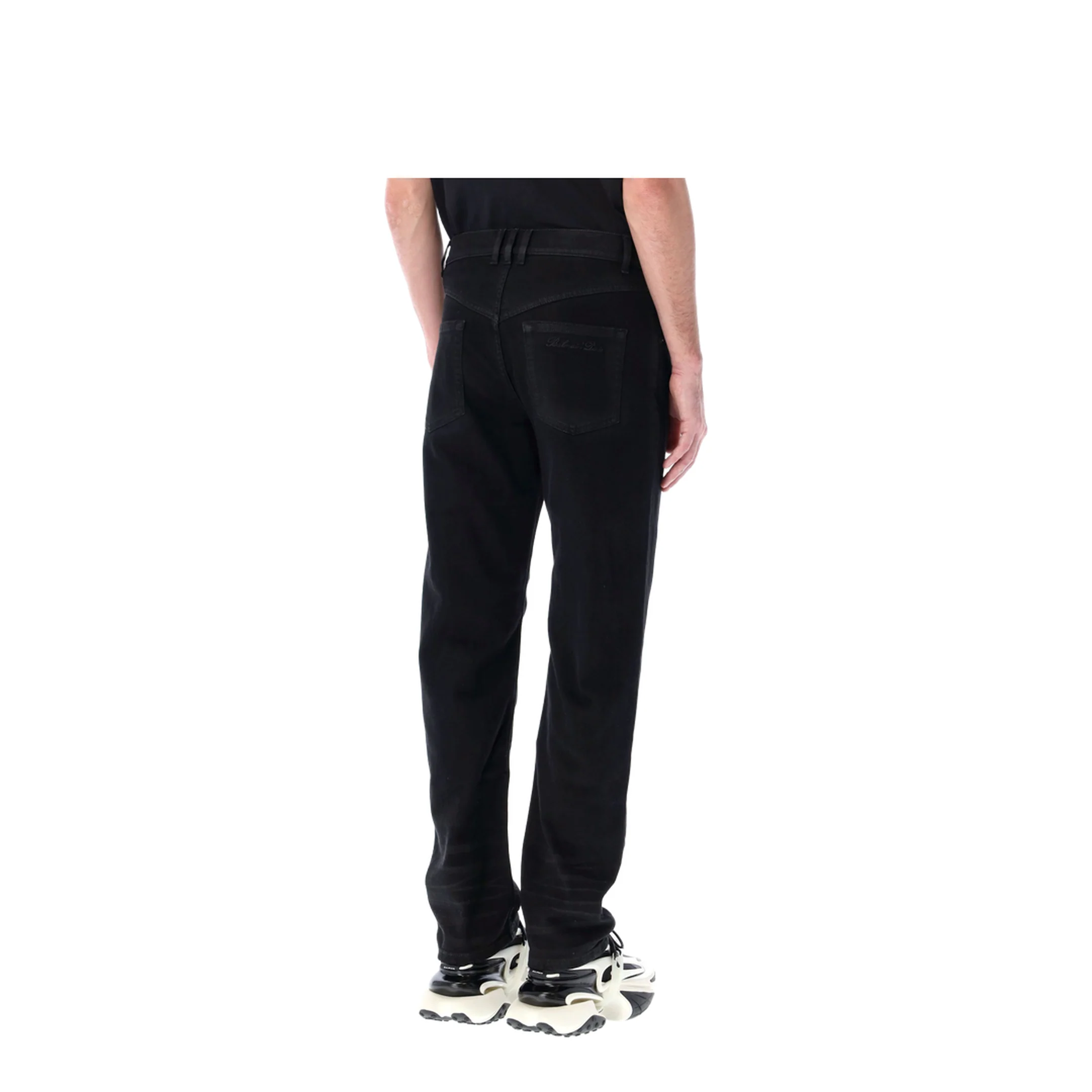Vintage Wash Cotton Jeans - Image 2