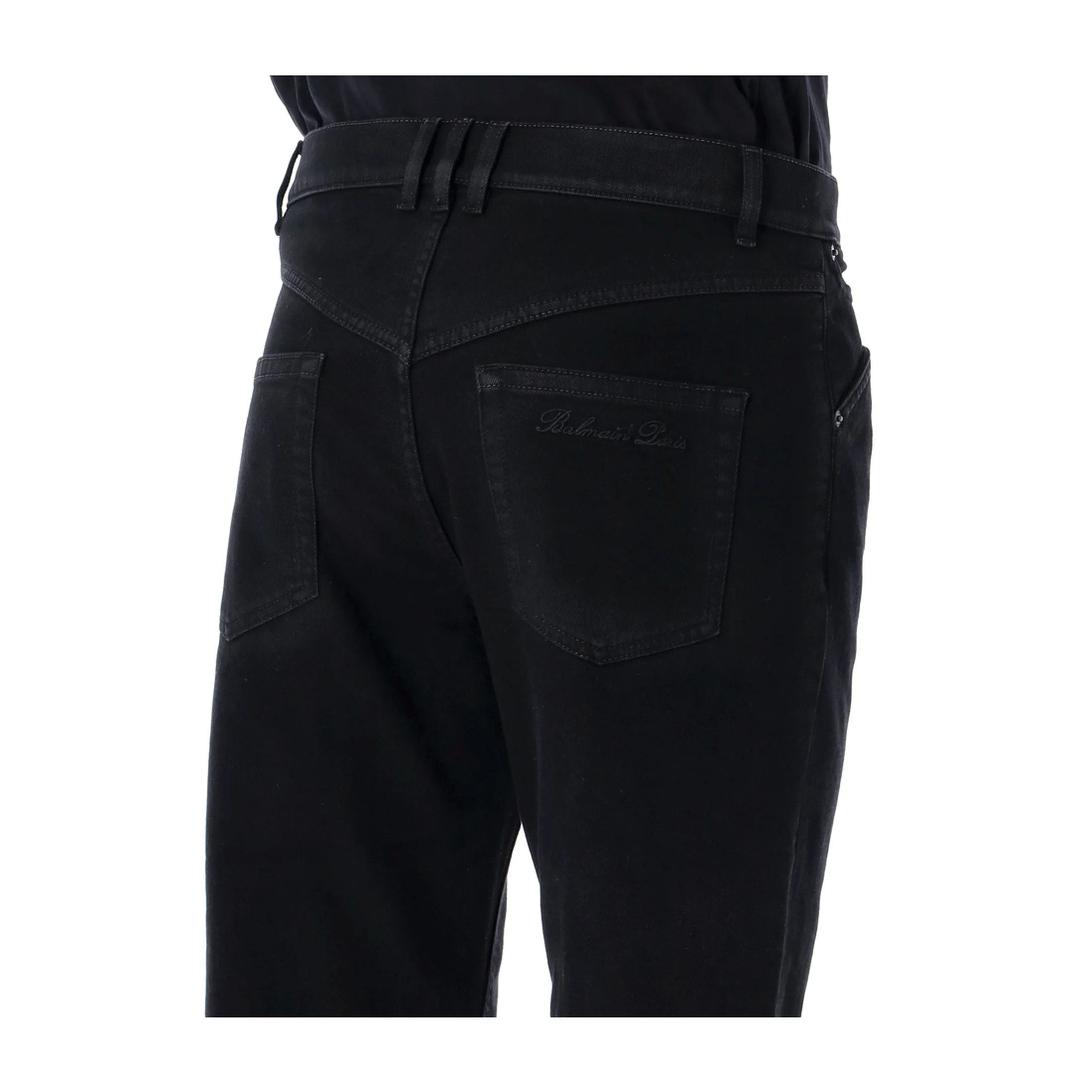 Vintage Wash Cotton Jeans - Image 3