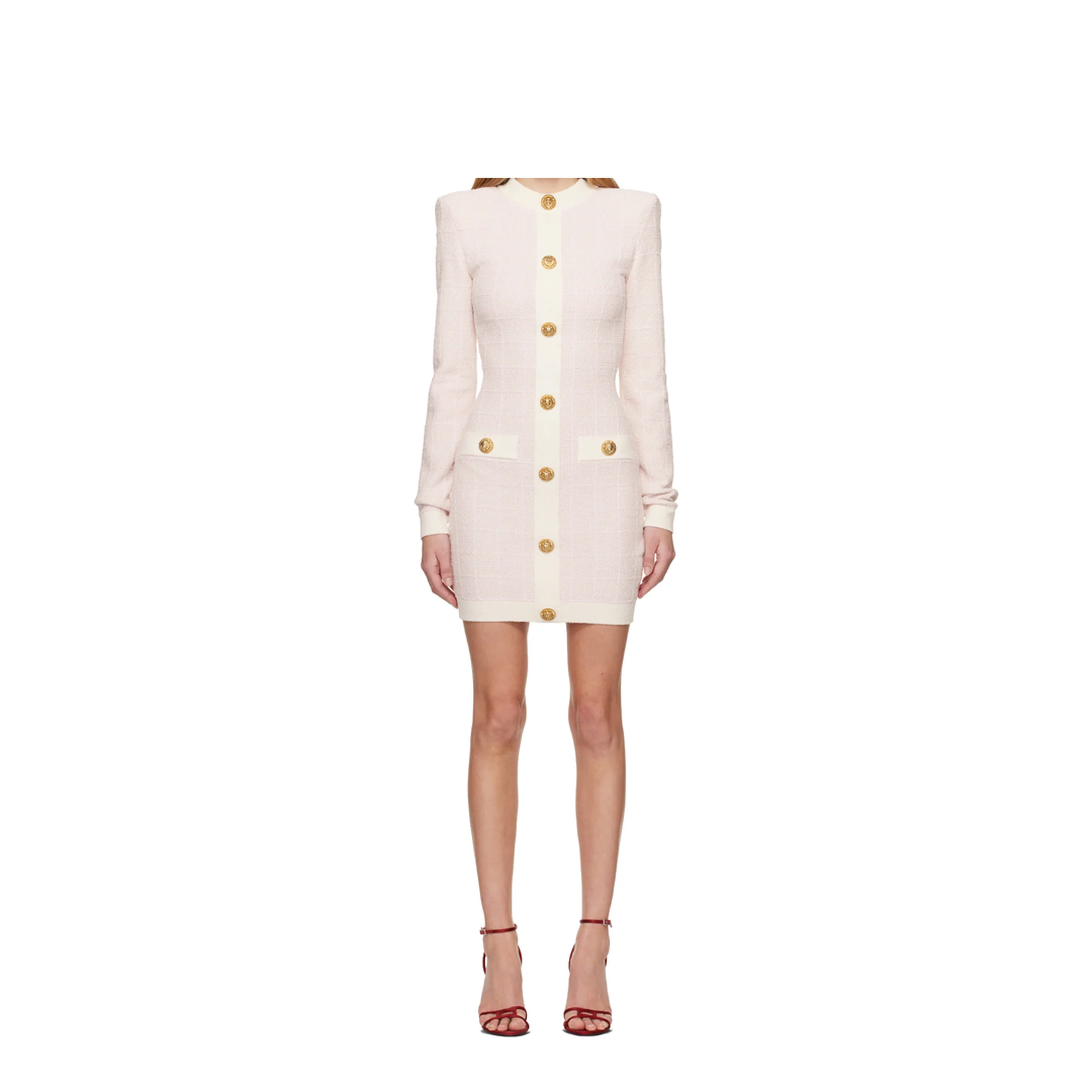 Women's Buttoned Dress - Image 3