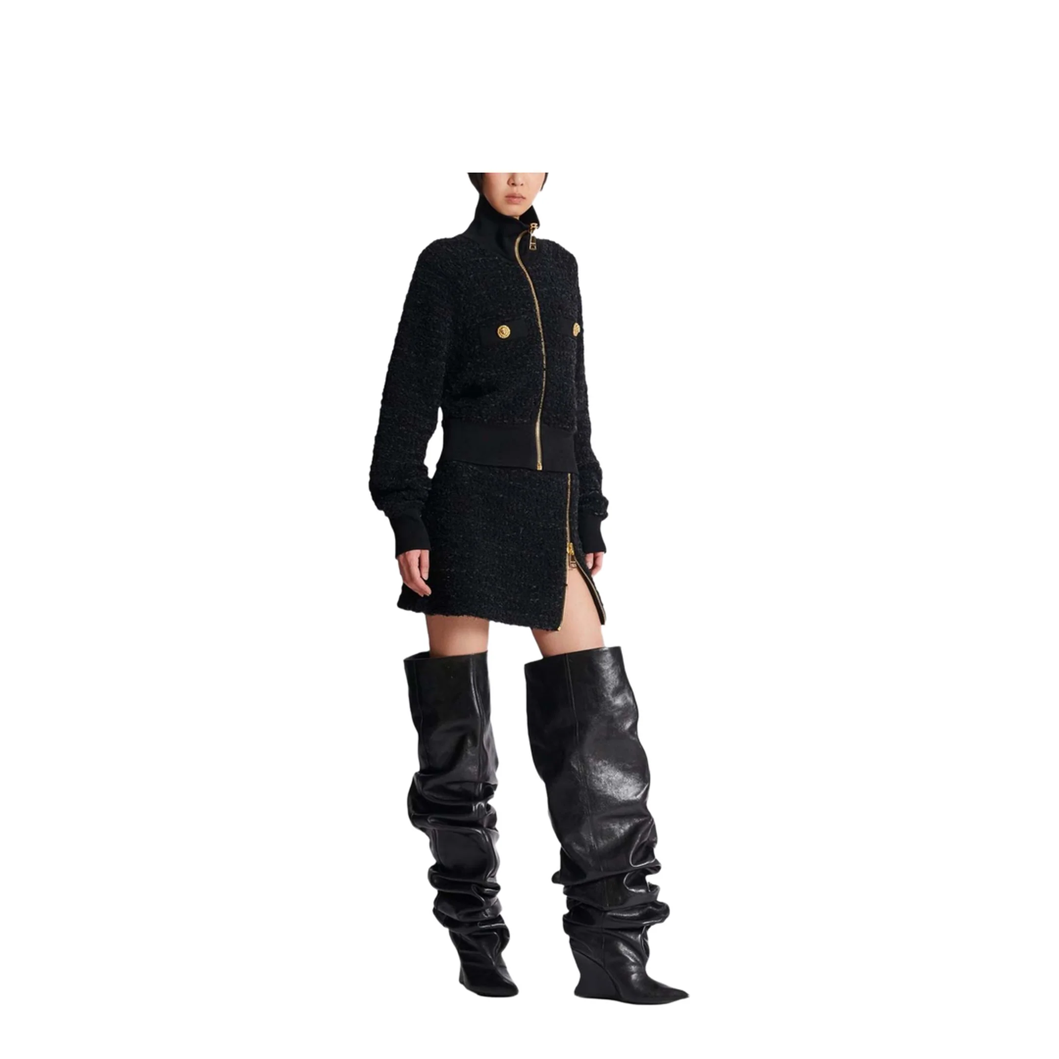 women's jacket black - Image 2