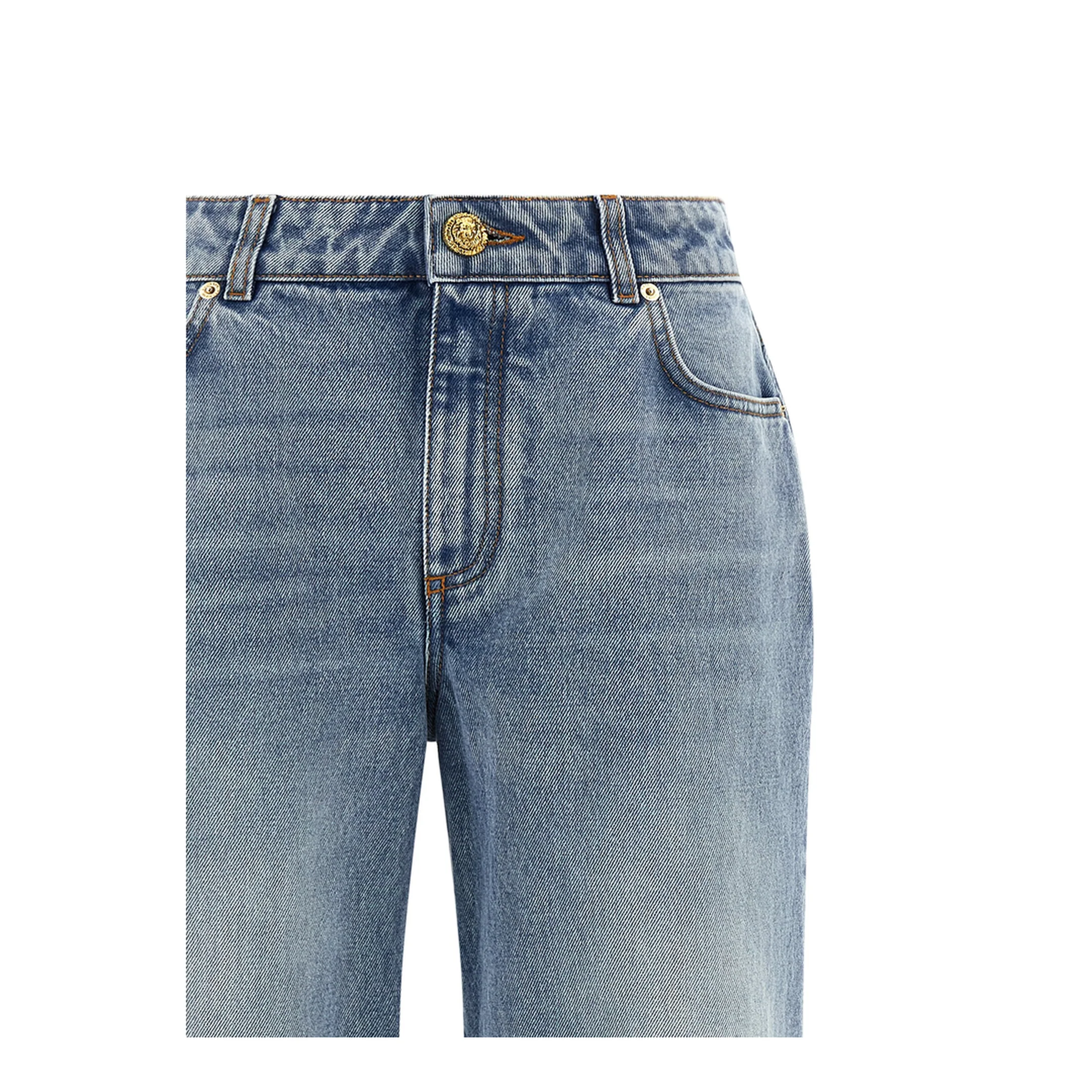 Straight-Leg Faded Denim Jeans - Image 3