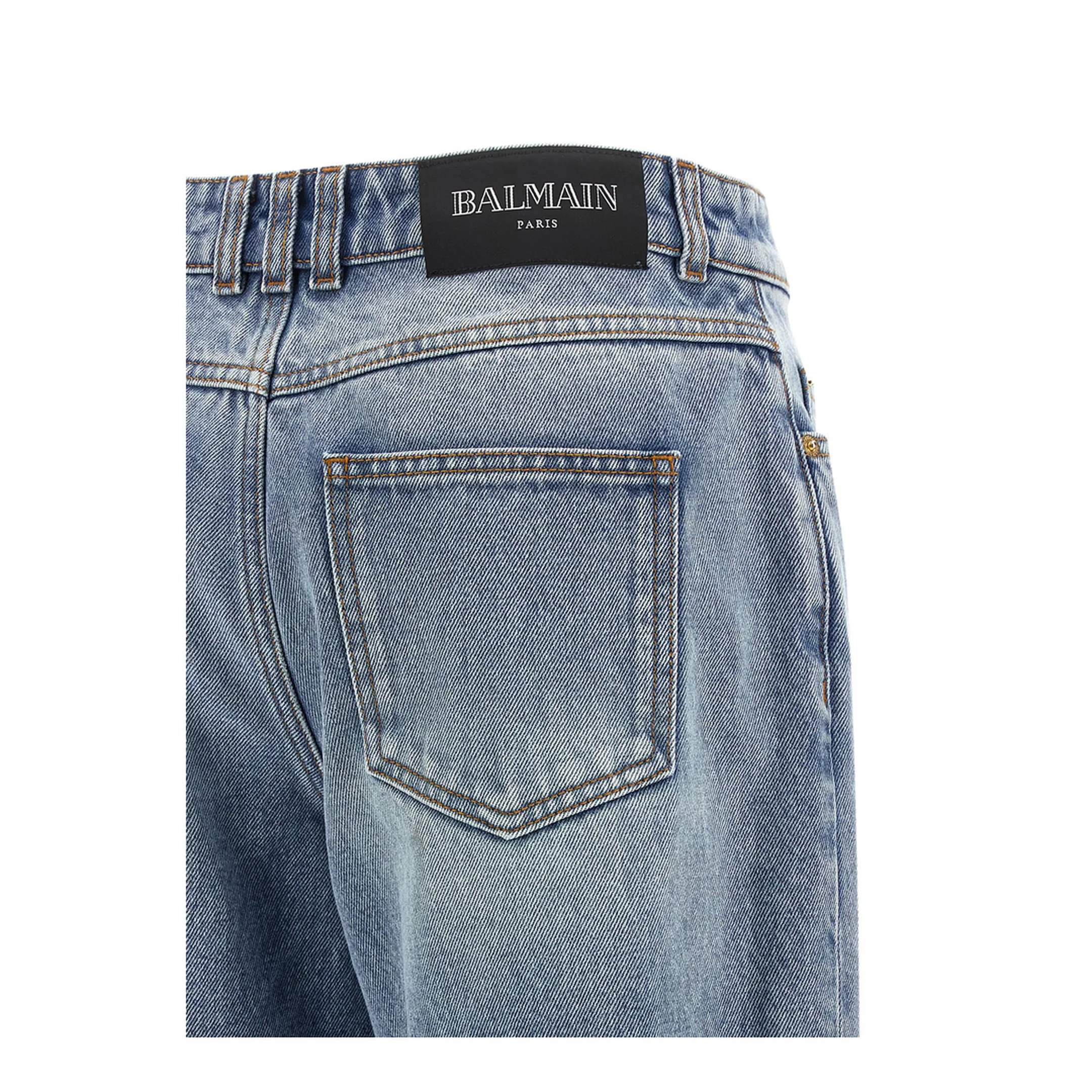 Straight-Leg Faded Denim Jeans - Image 4