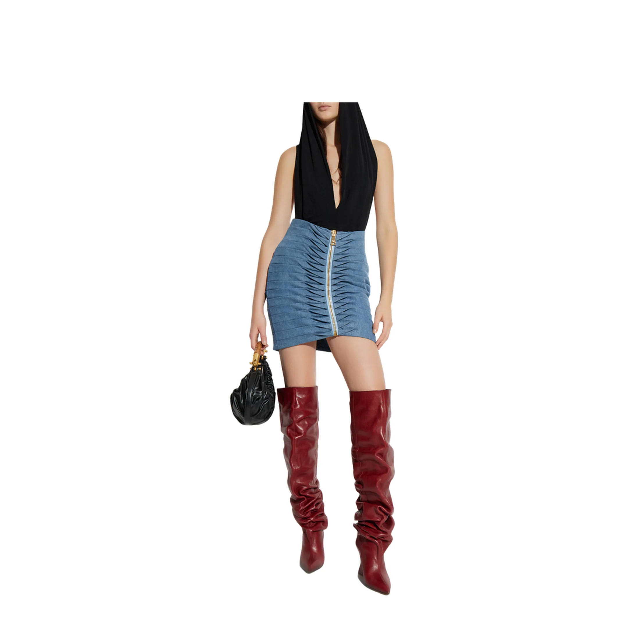 women's skirt blue - Image 2