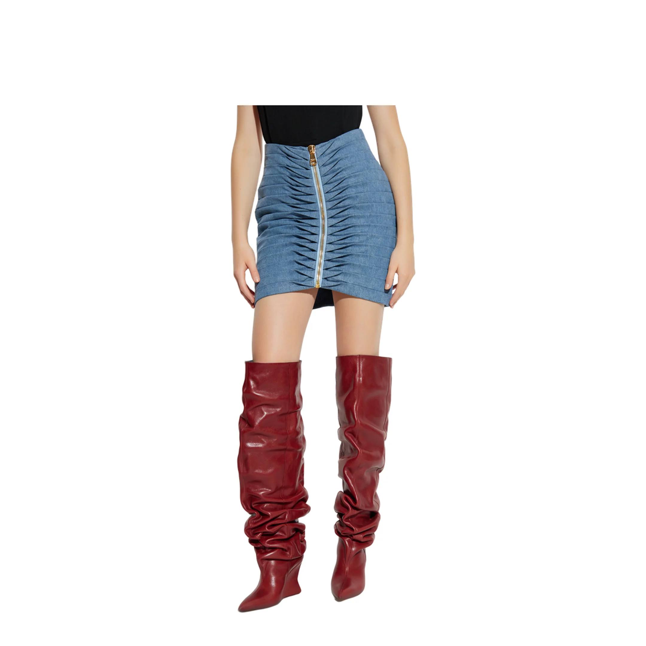 women's skirt blue - Image 3