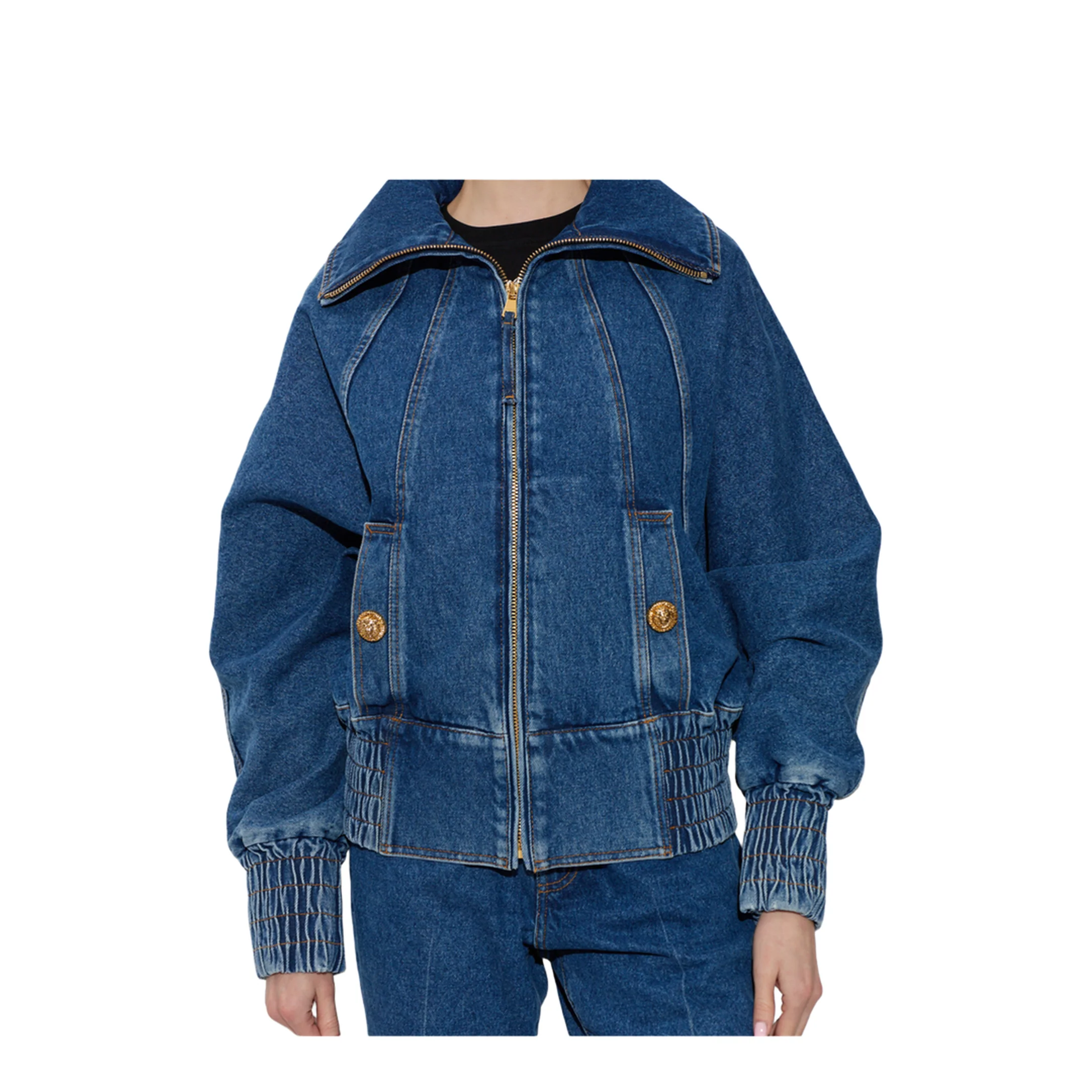 Women's Denim Jacket Blue - Image 2