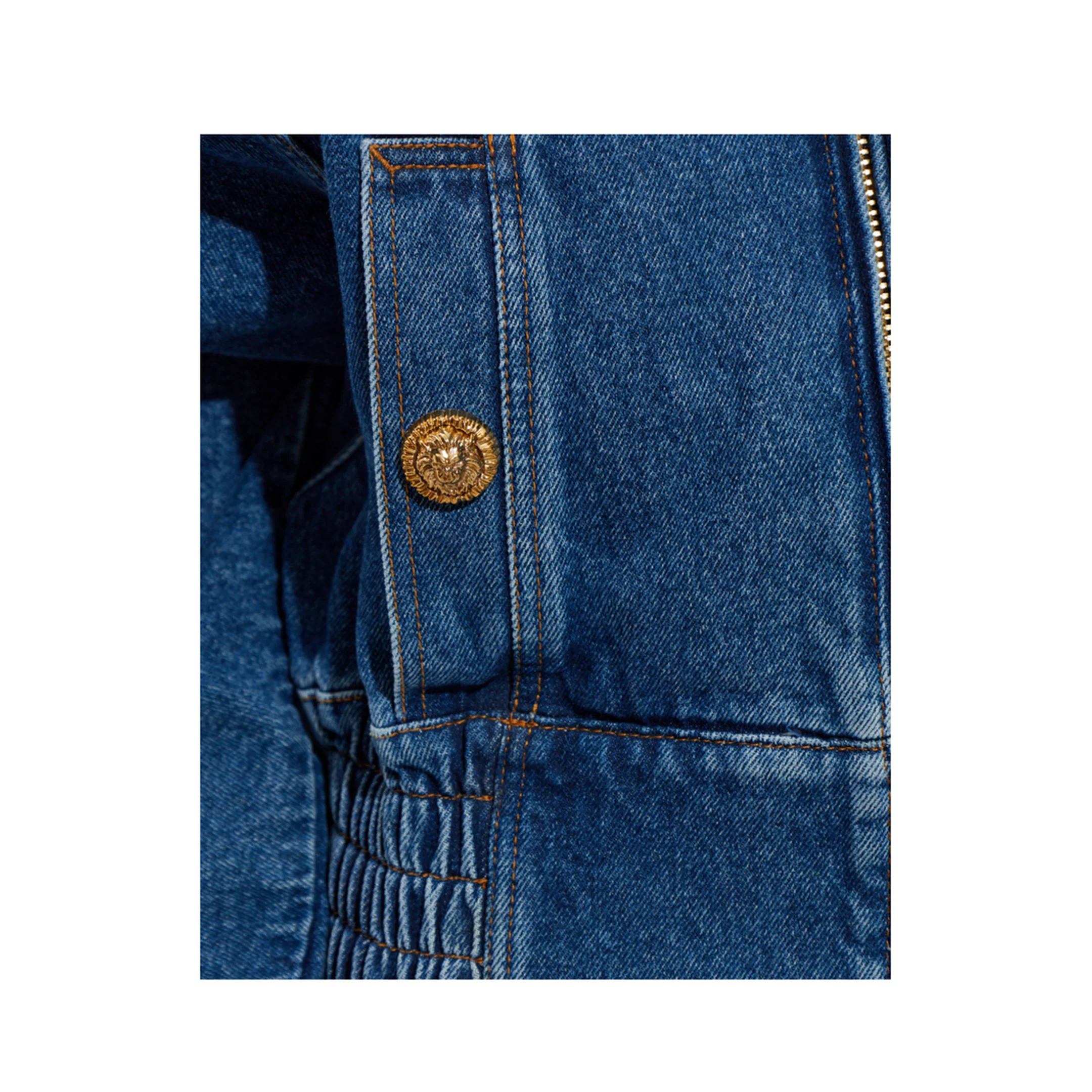 Women's Denim Jacket Blue - Image 5