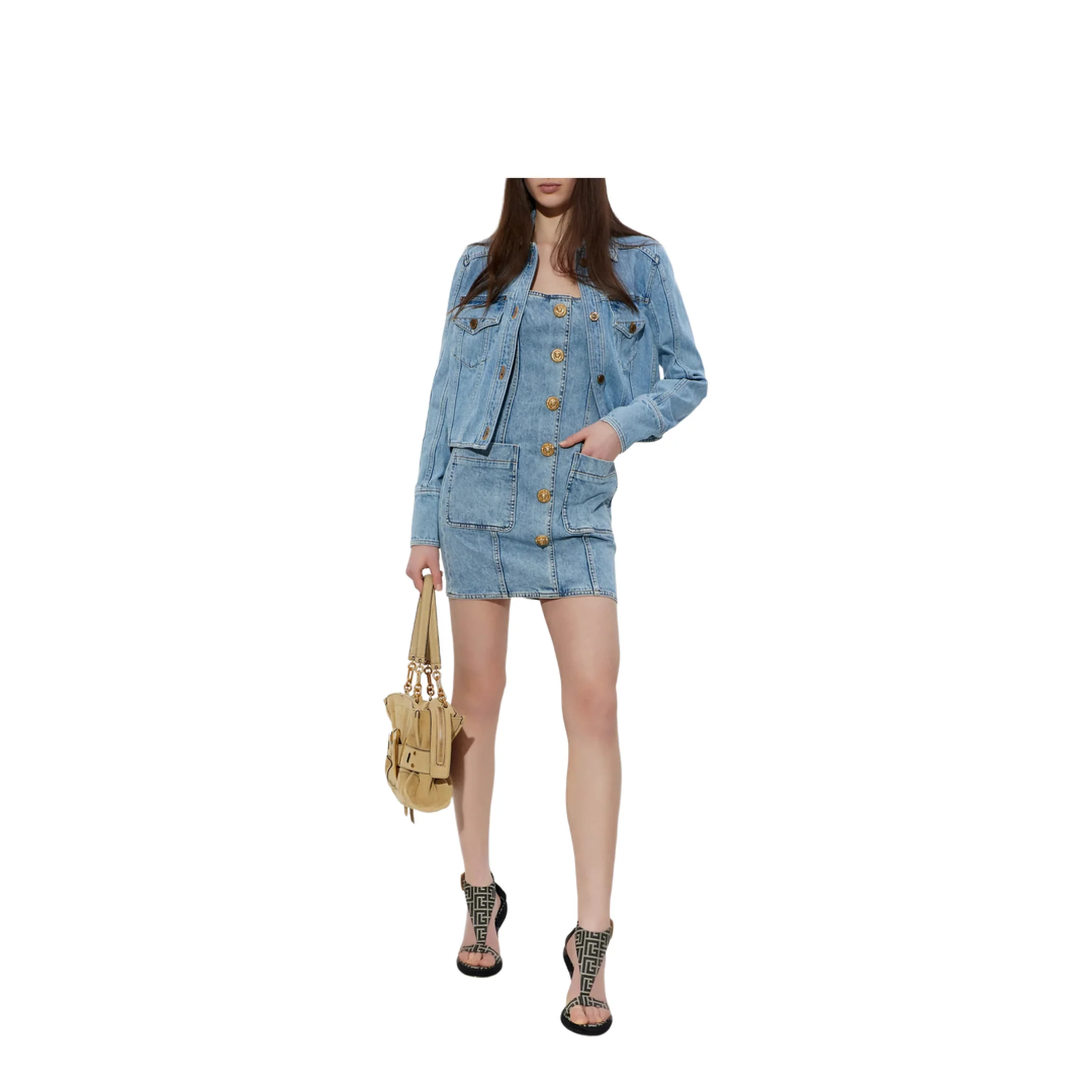 Women's Denim Jacket Light Blue - Image 2