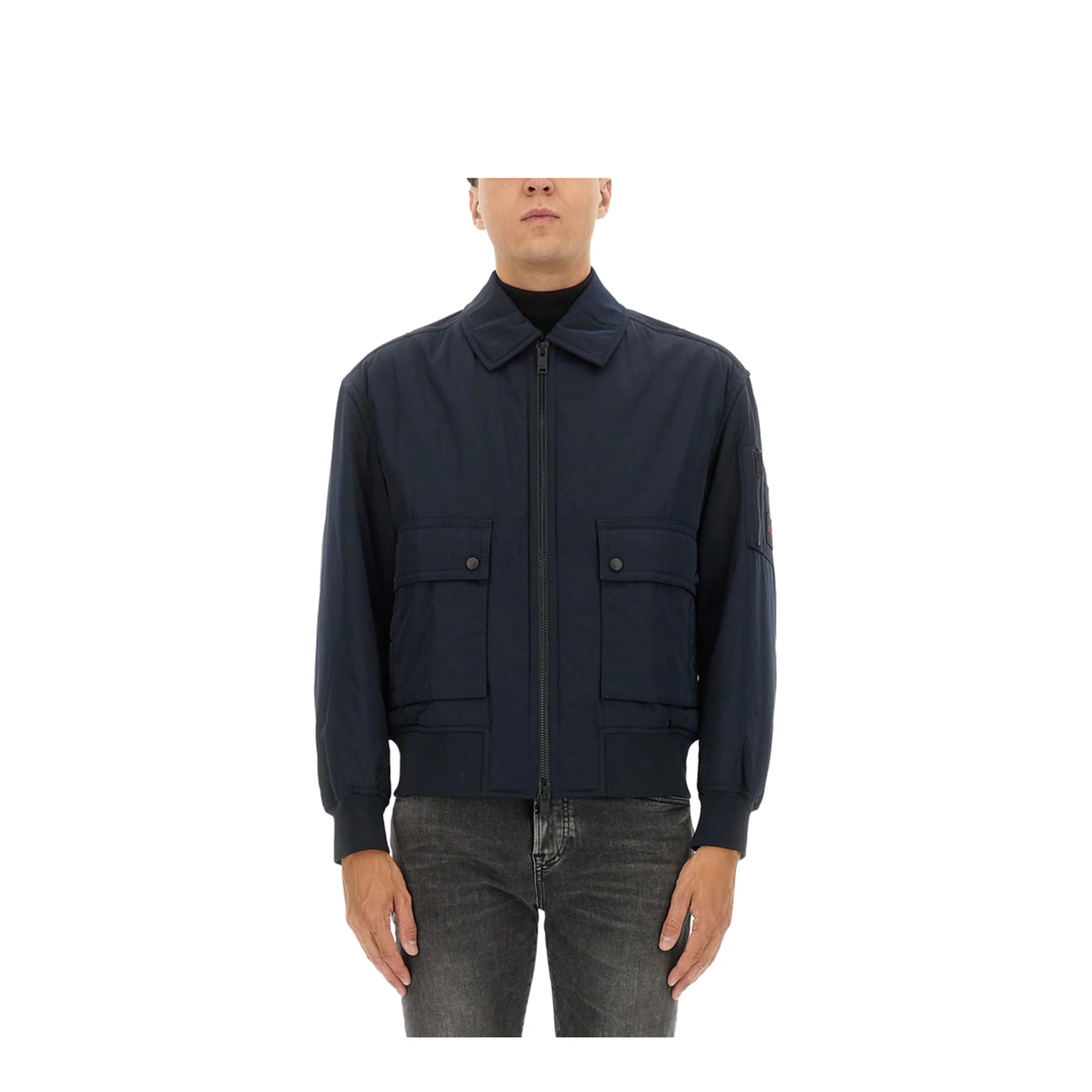 Bomber Jacket with Removable Lining
