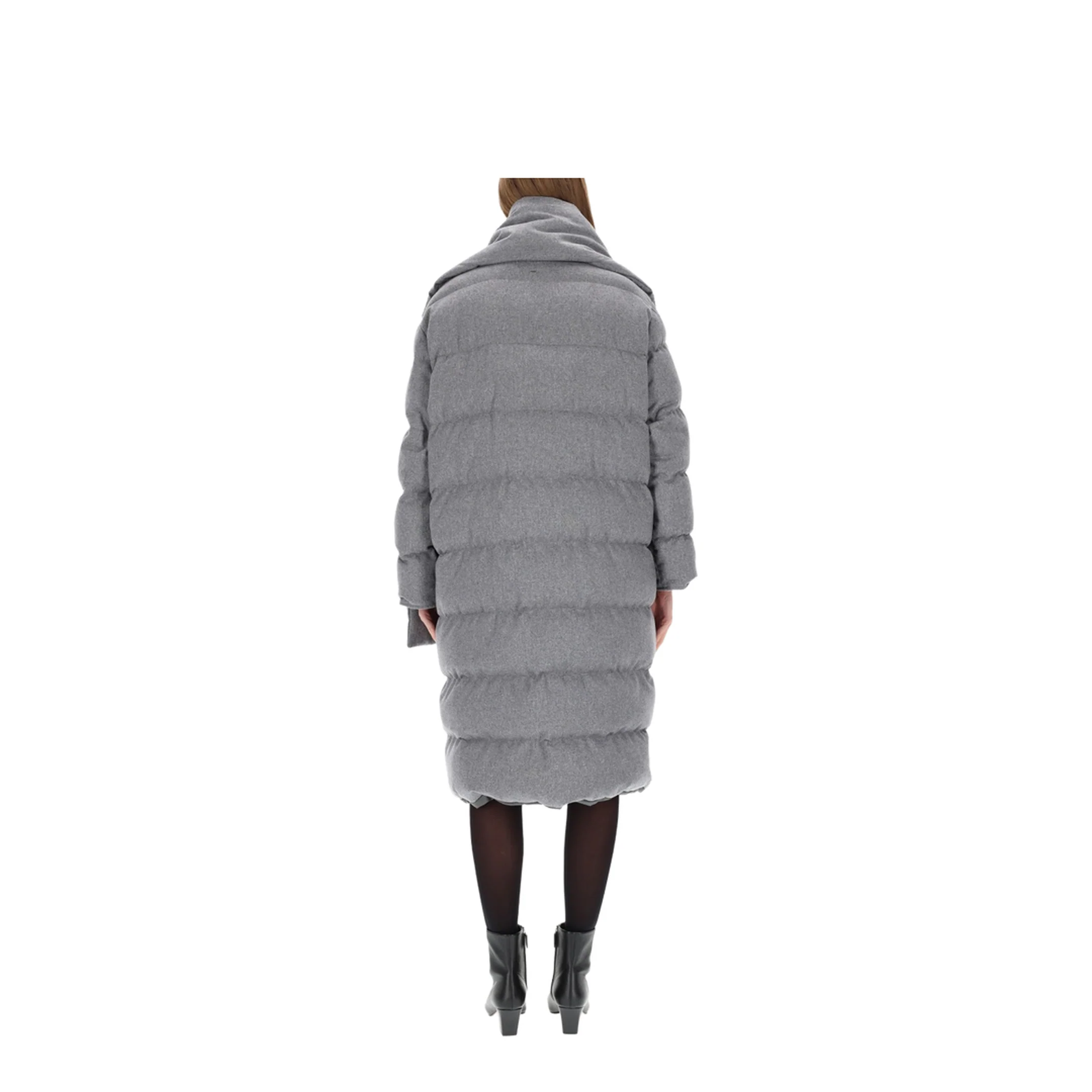 Reversible Coat with Scarf - Image 3
