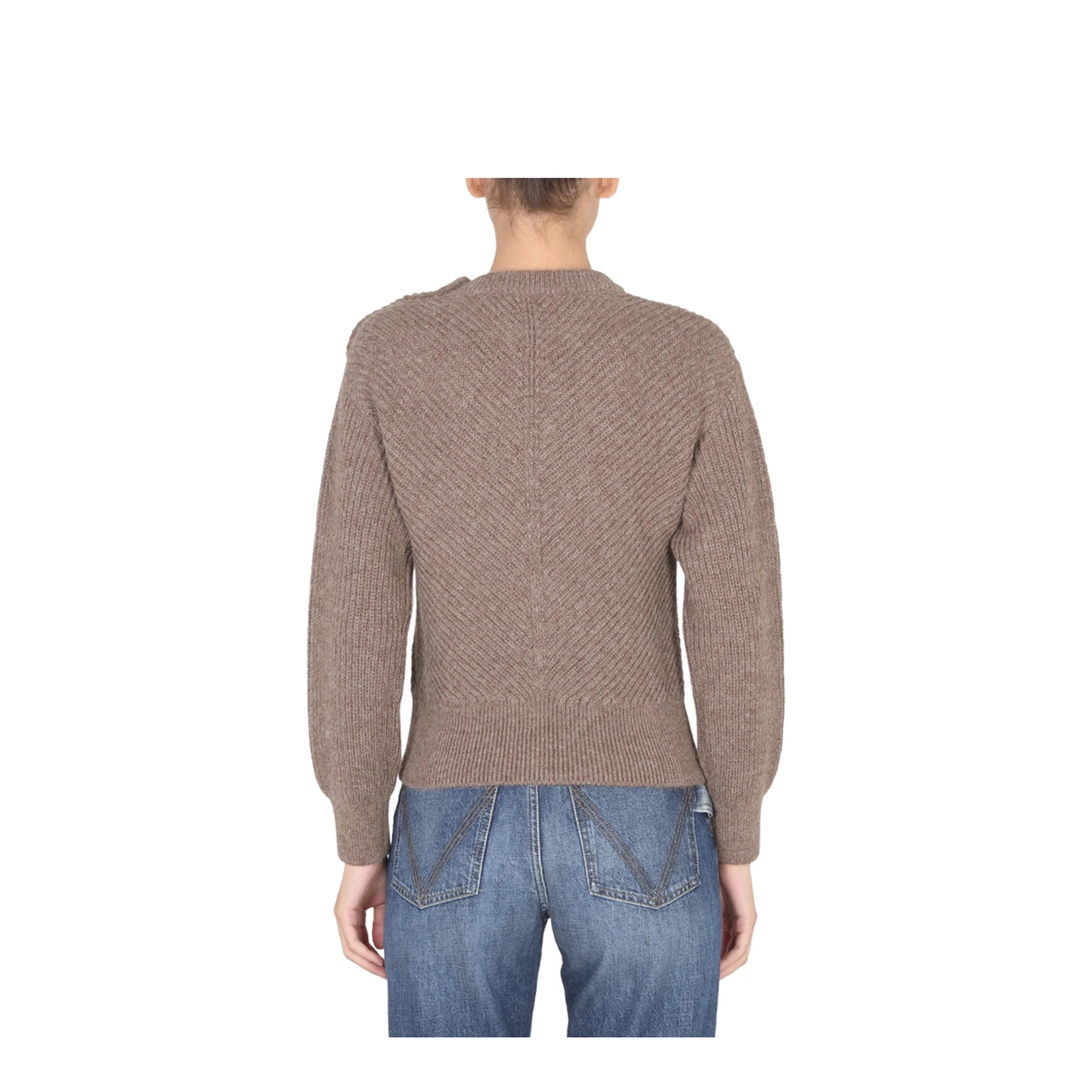 Alpaca Knit with Chevron Pattern - Image 3