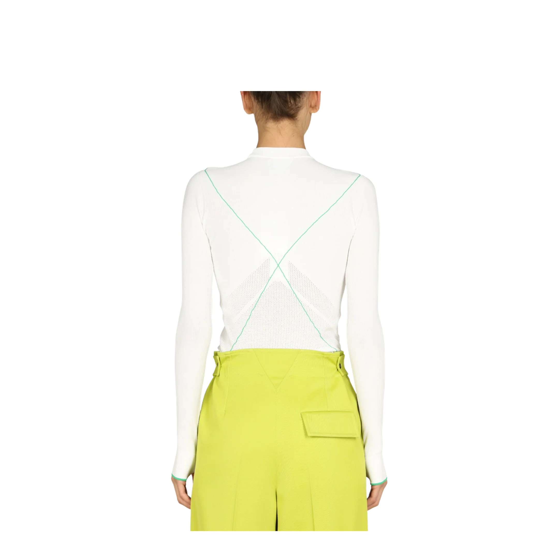 Contrasting Seams Sweater - Image 3