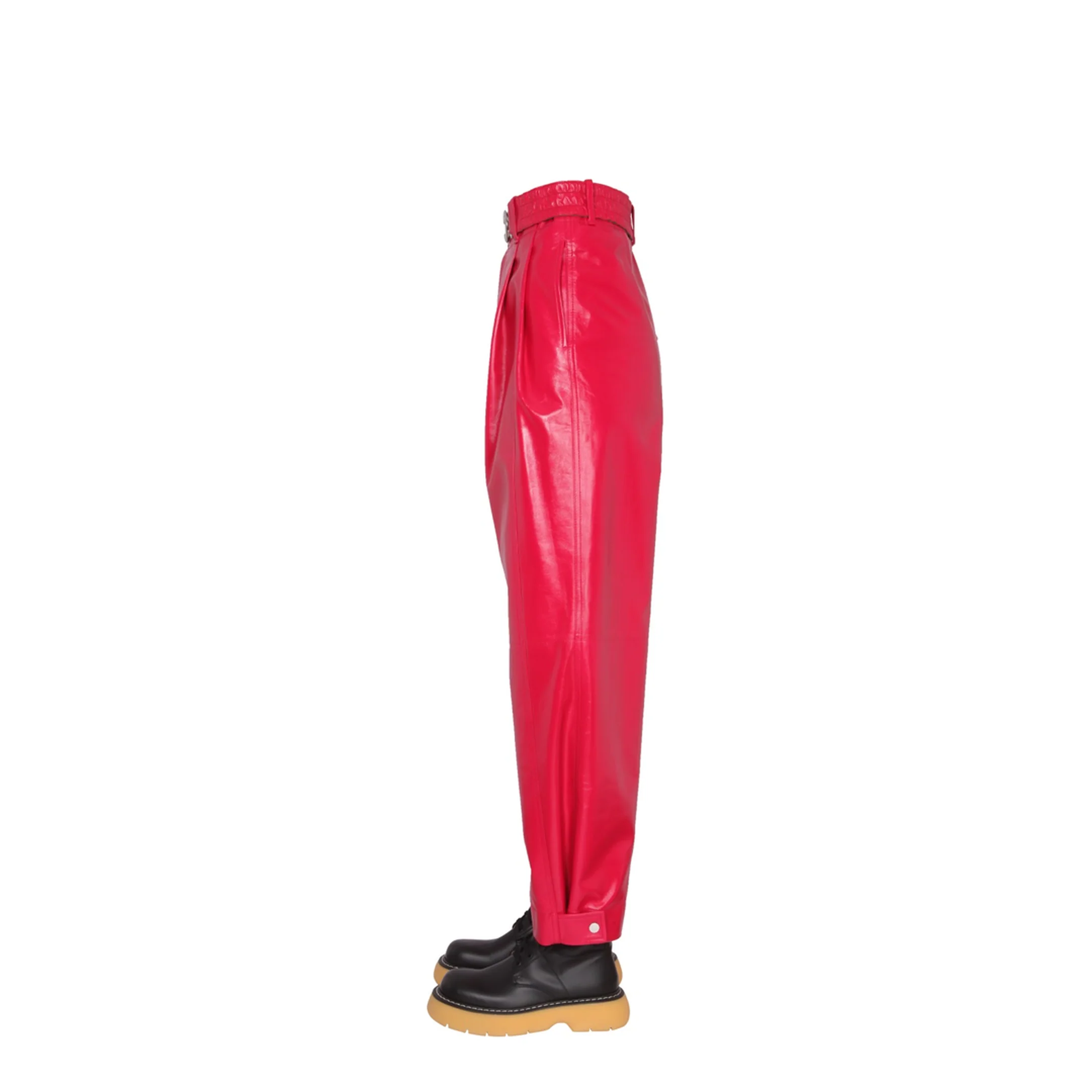 Cropped Leather Pants - Image 3