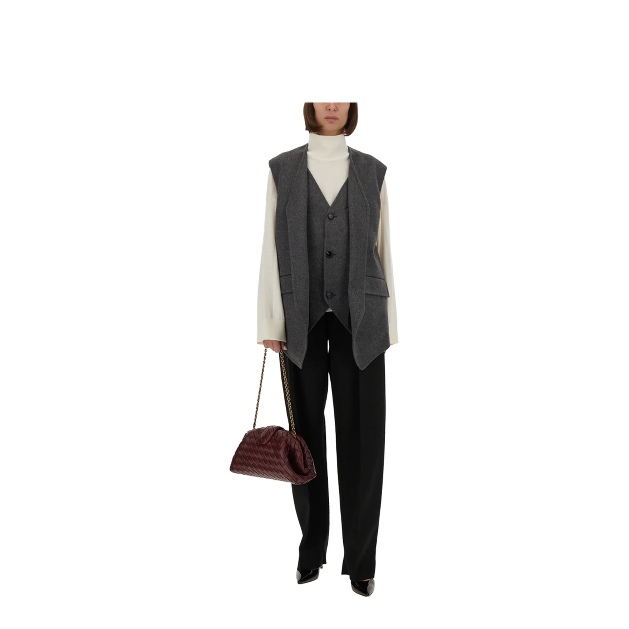 Double Face Wool Vest - Image 2