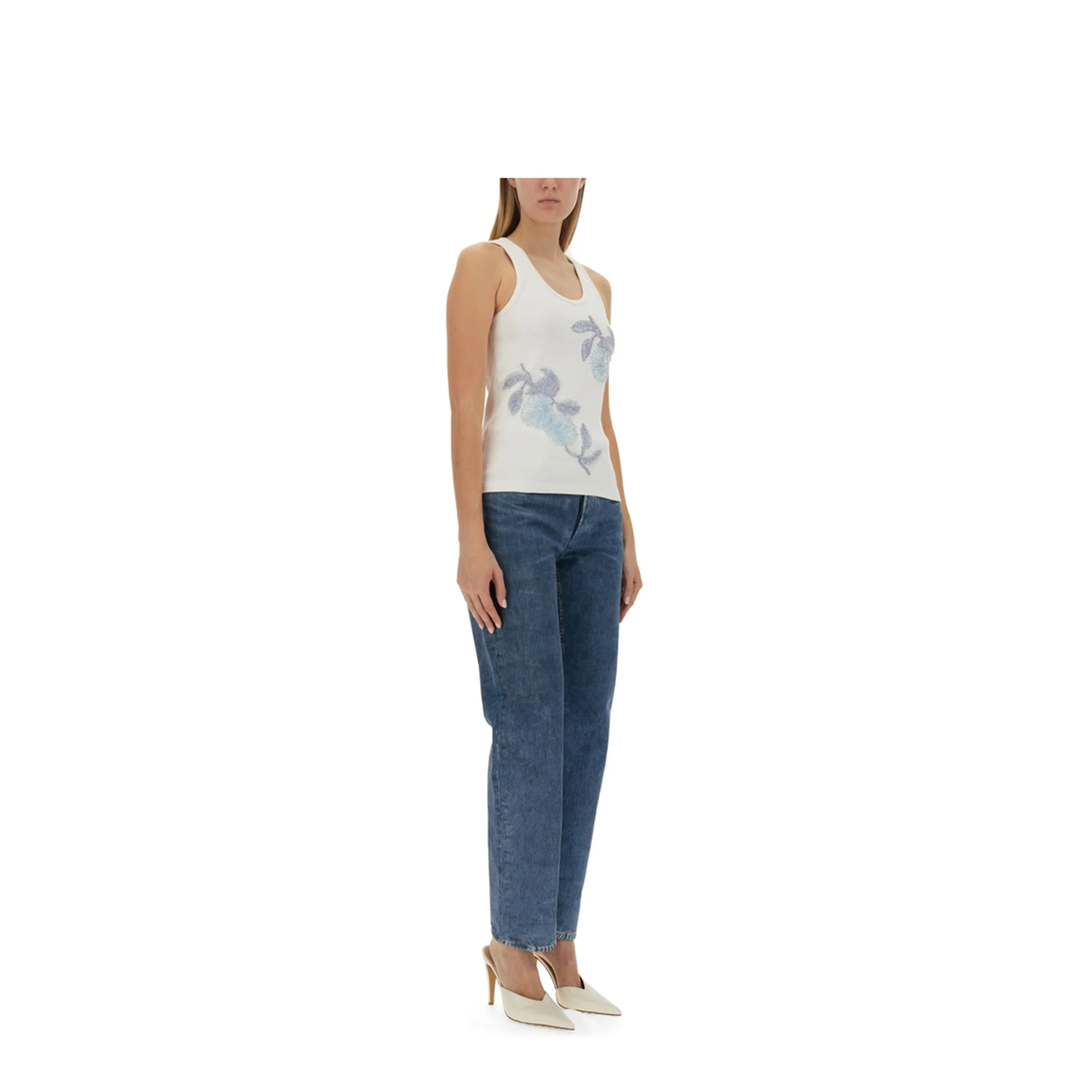 Embroidered Cotton Top - Image 2