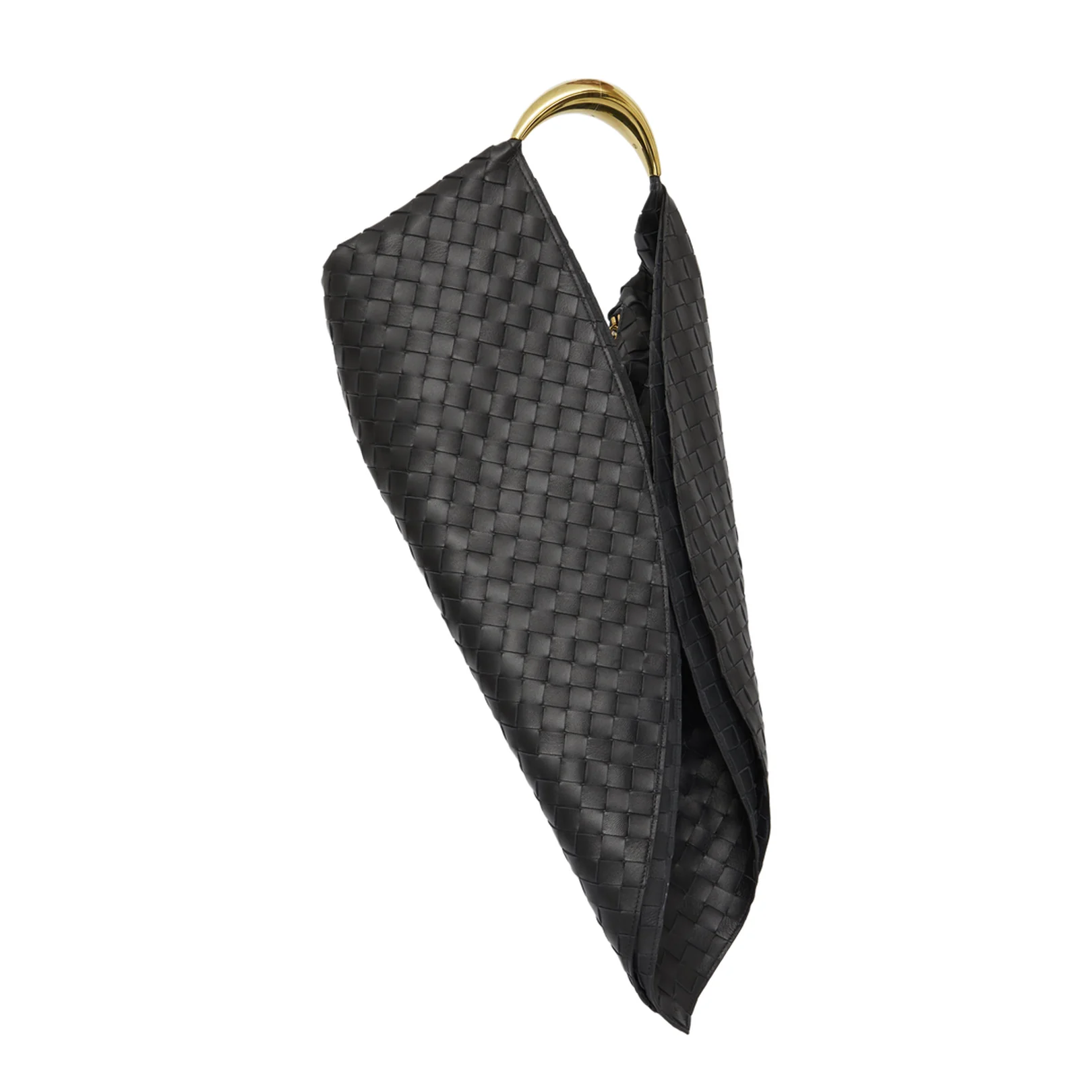 Foulard Leather Top Handle Bag - Black - Image 2