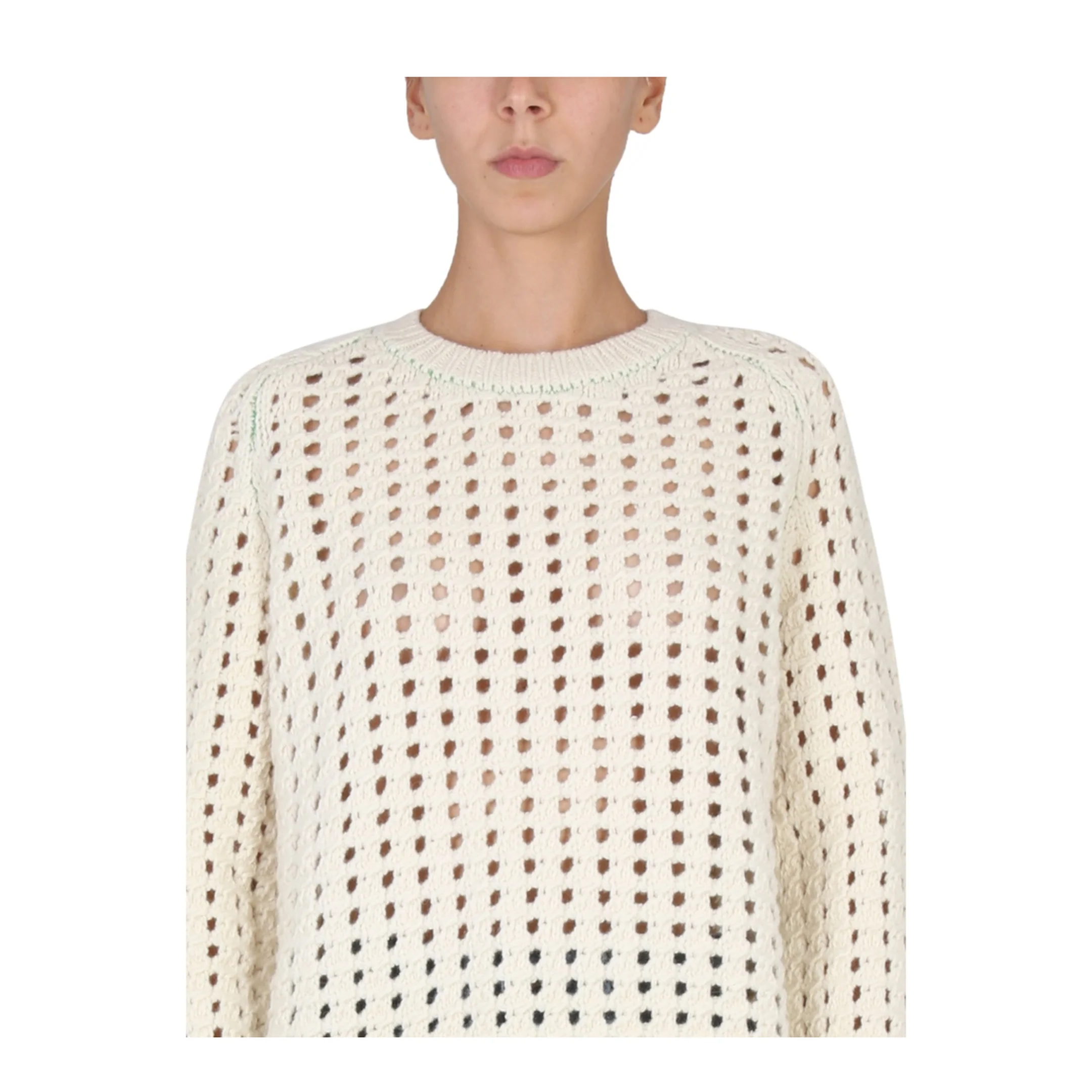 Lace Knit Sweater - Image 4