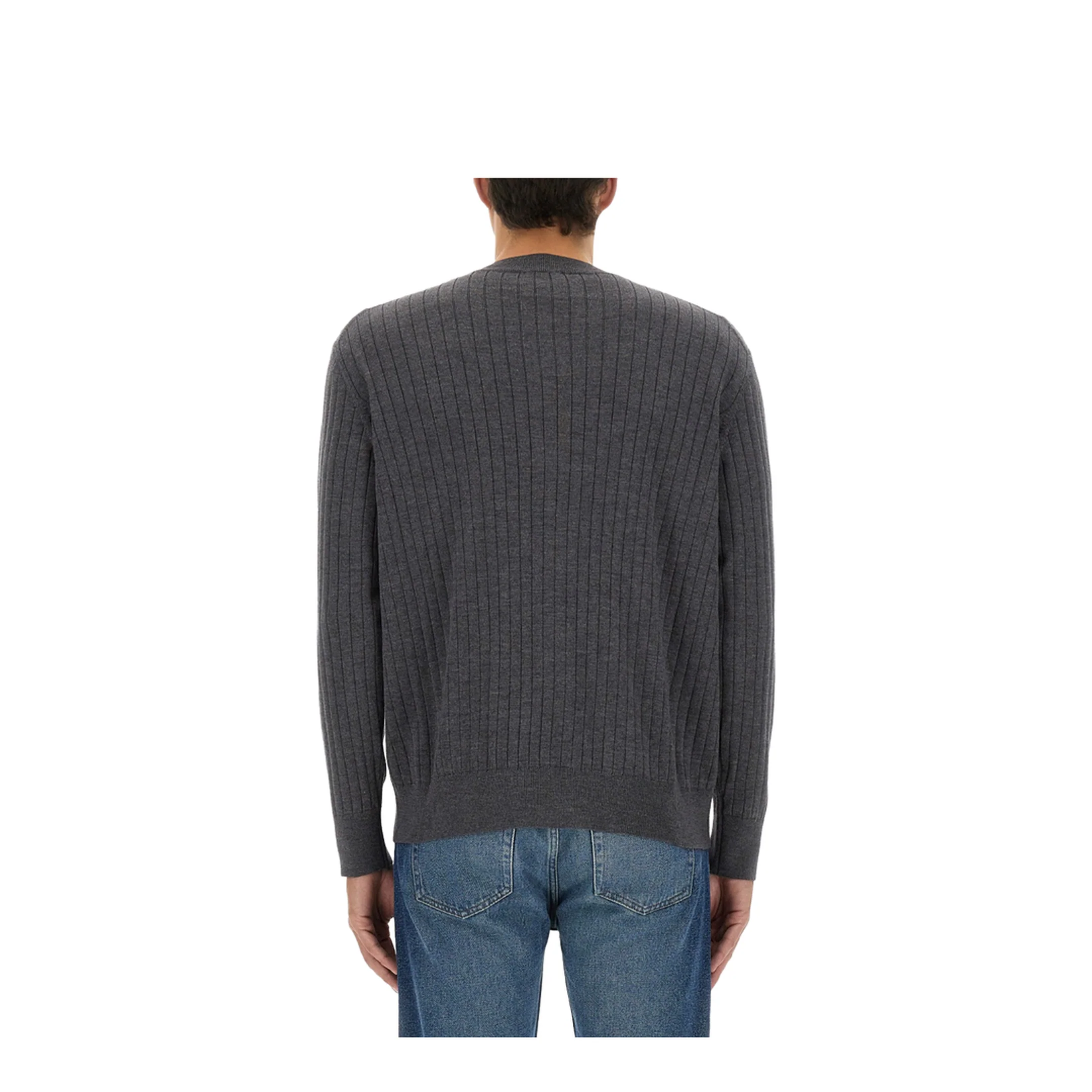 Ribbed Wool Cardigan - Image 3