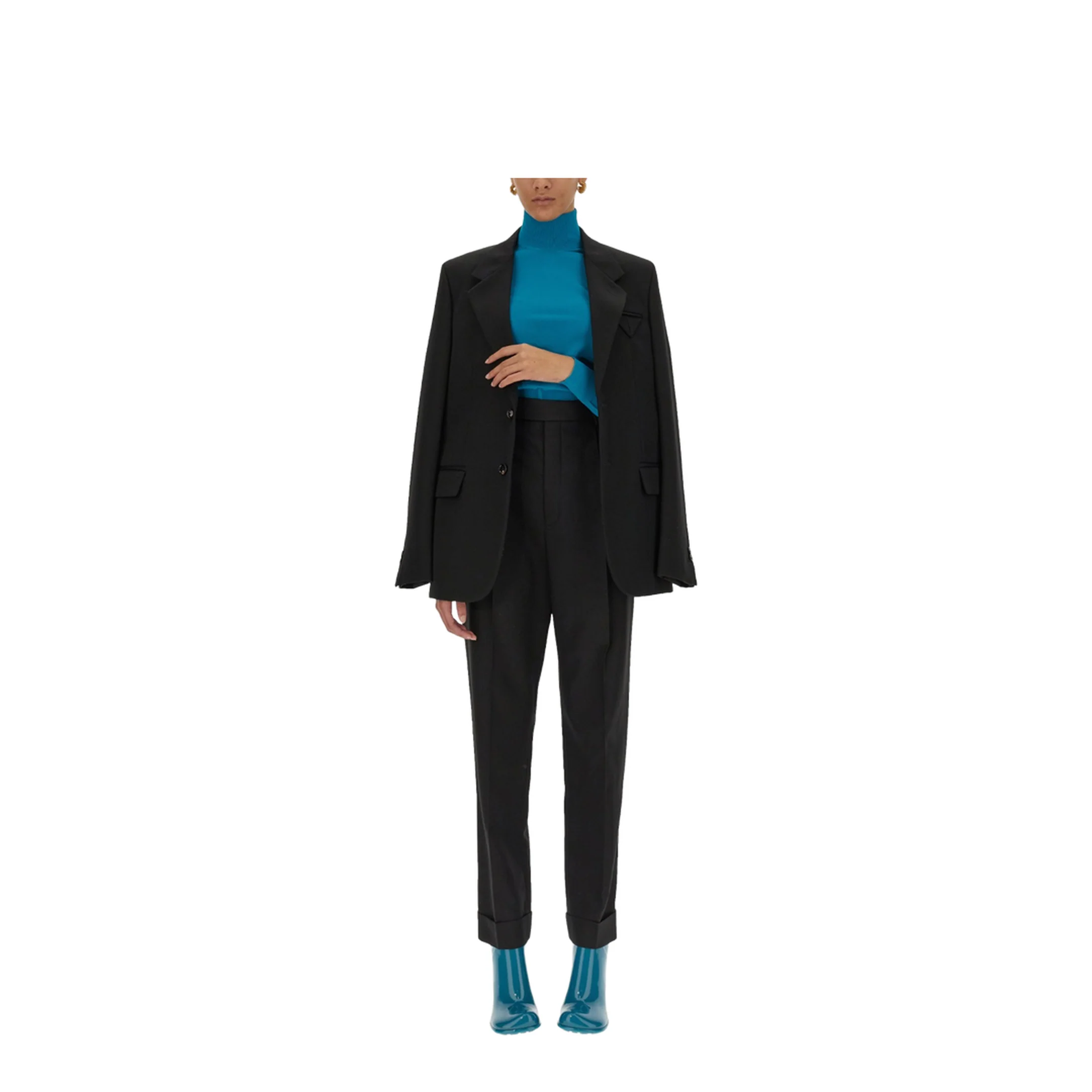 Single-Breasted Wool Jacket - Image 2