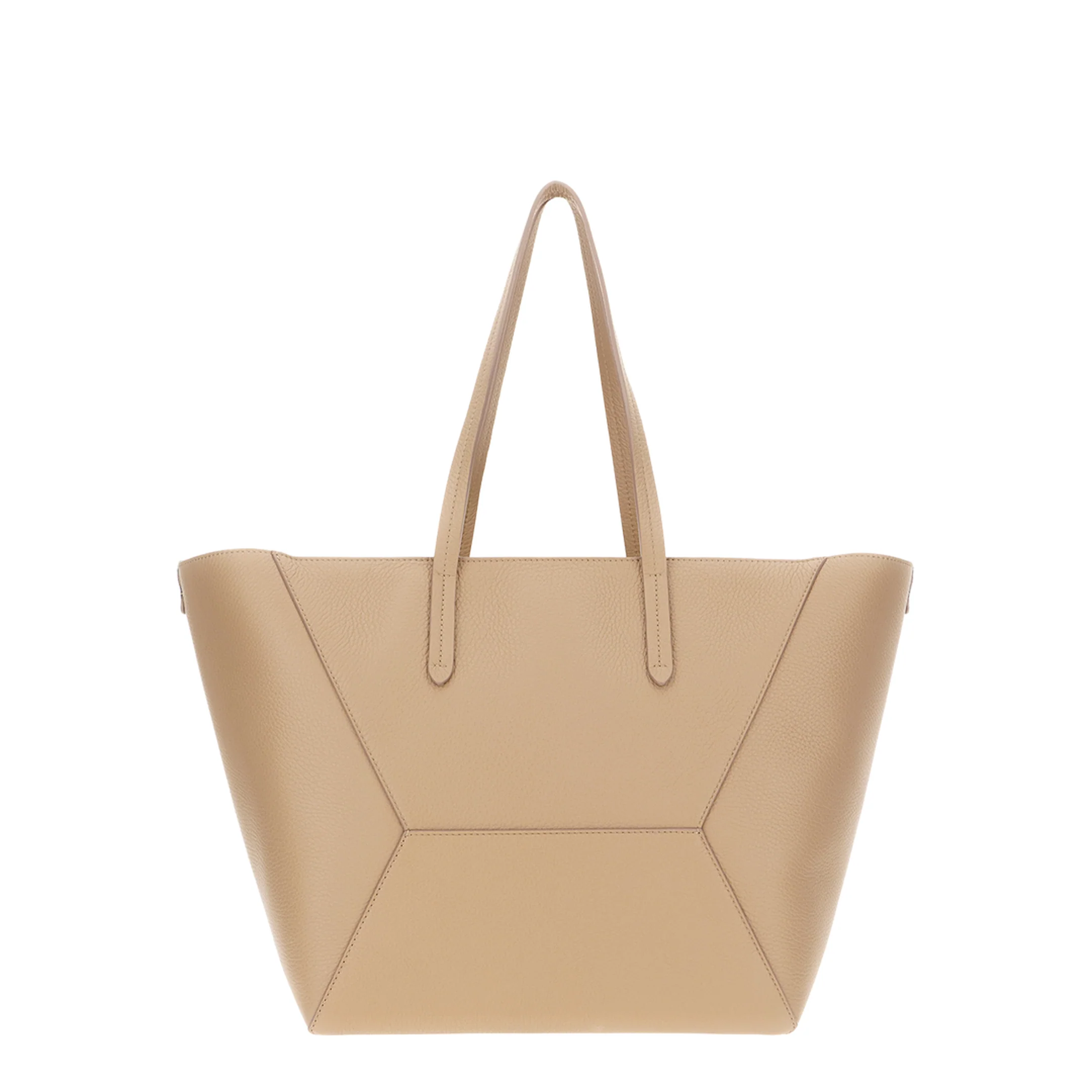 Duo Medium Leather Shoulder Bags -  Brown - Image 3