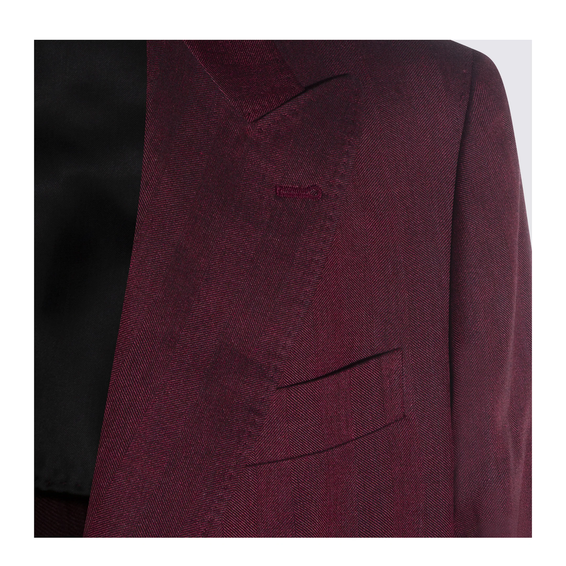 Men's Linen Suit - Red - Image 4