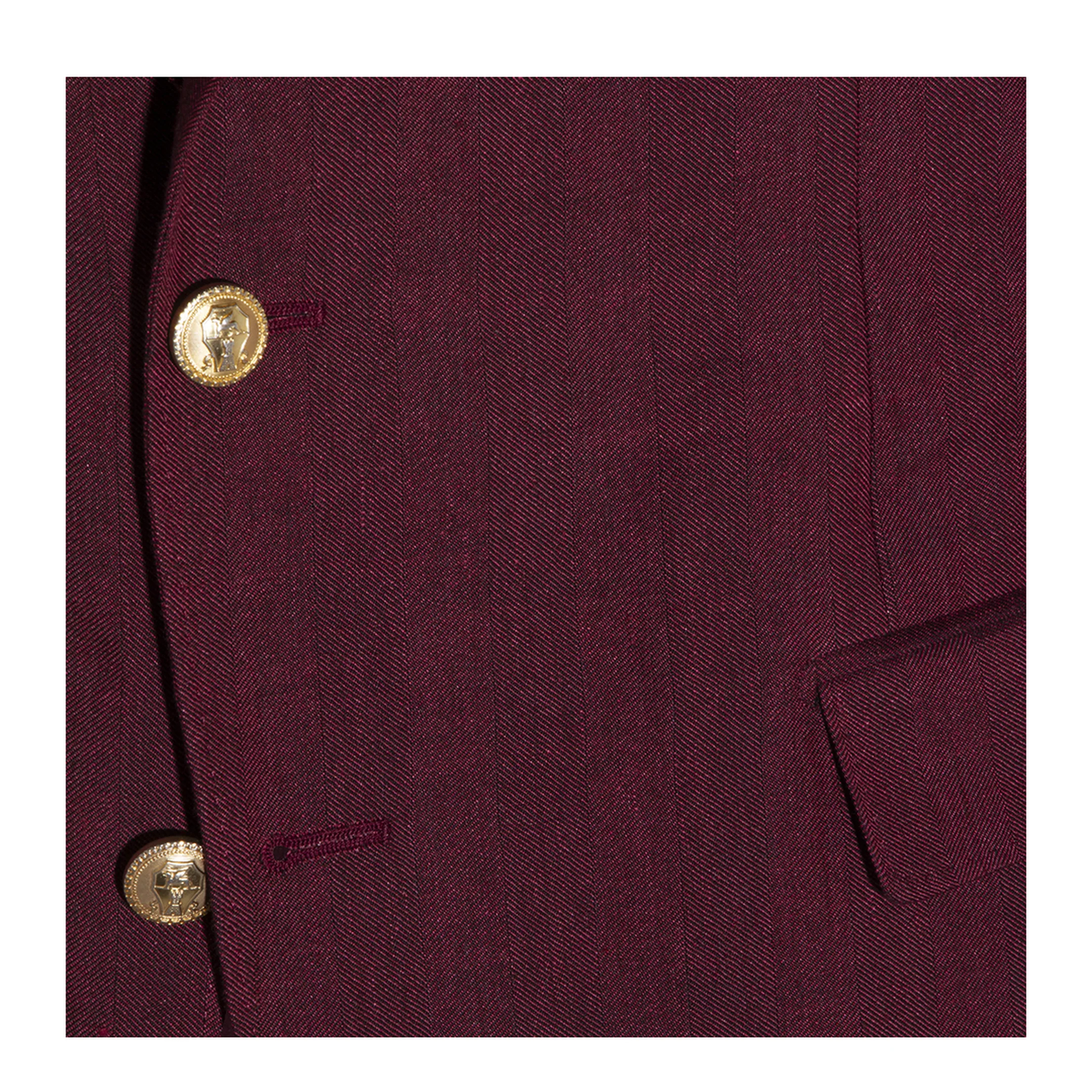 Men's Linen Suit - Red - Image 5