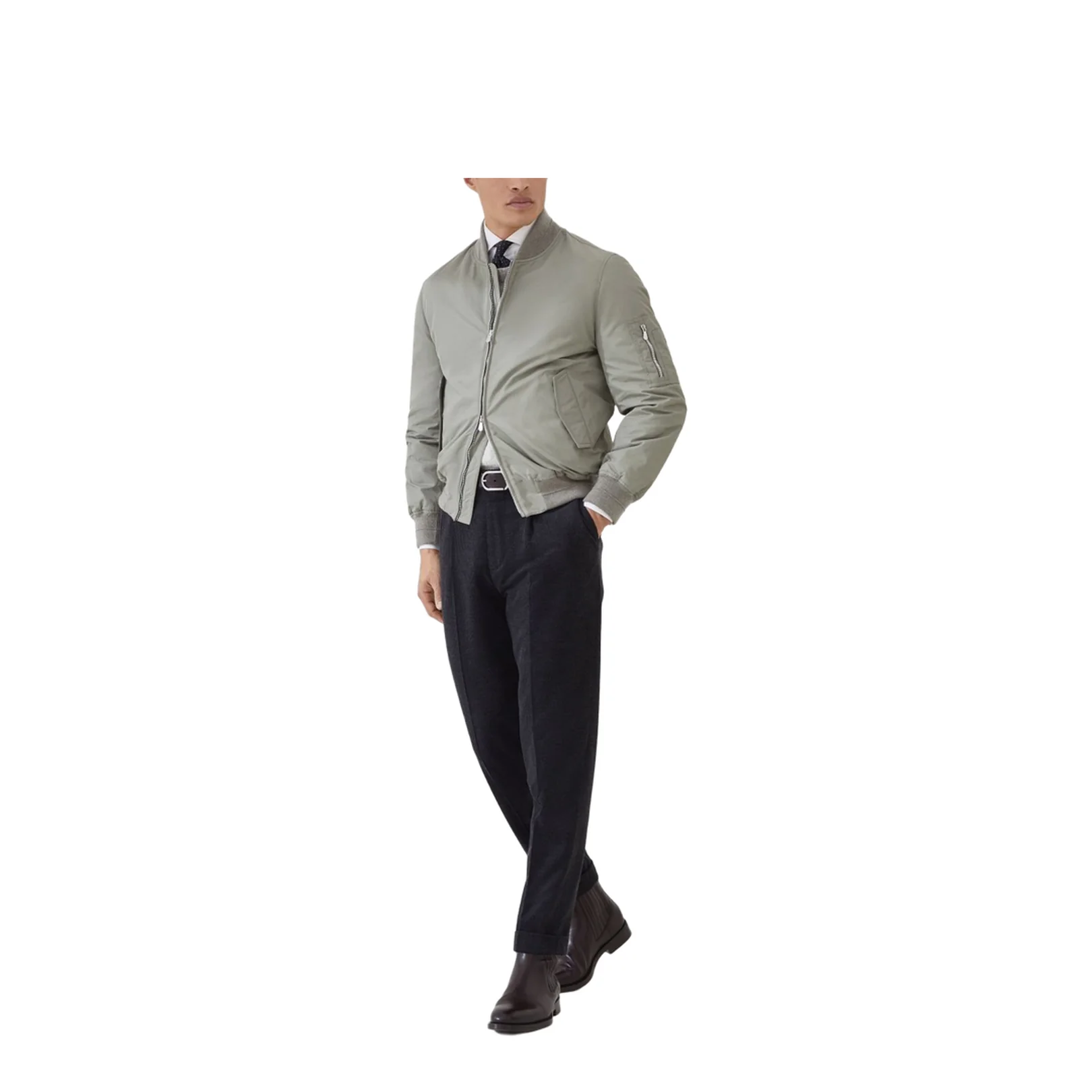 Buttoned Yarn Sweater - Image 6