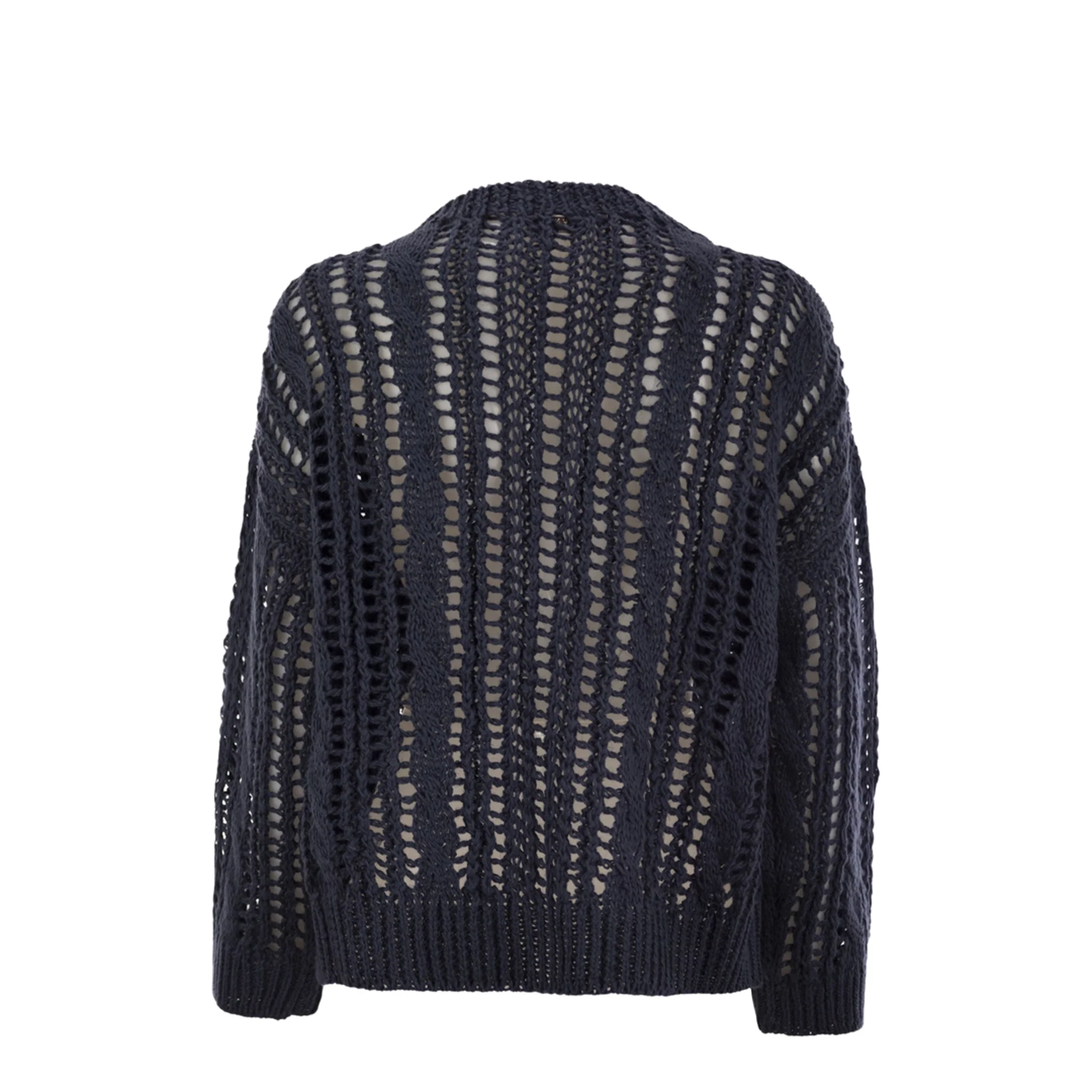 Cable & Mesh Jute and Cotton Jersey - Image 2