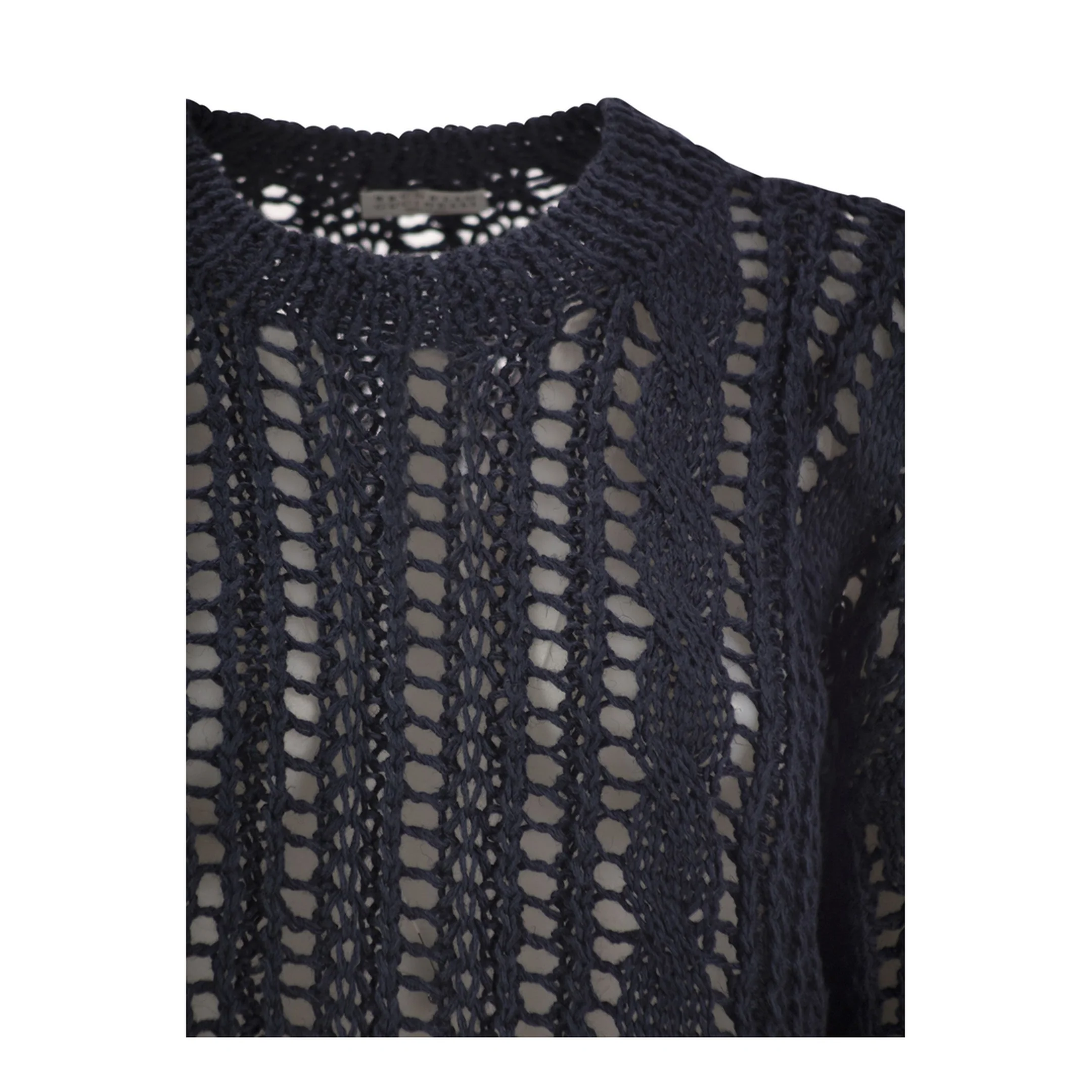 Cable & Mesh Jute and Cotton Jersey - Image 3