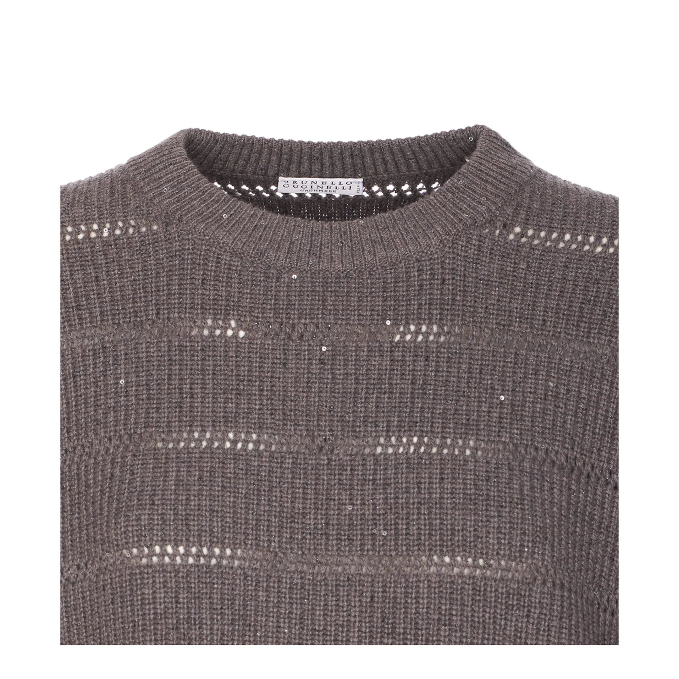 Cashmere and Wool Crew-Neck Sweater - Image 4