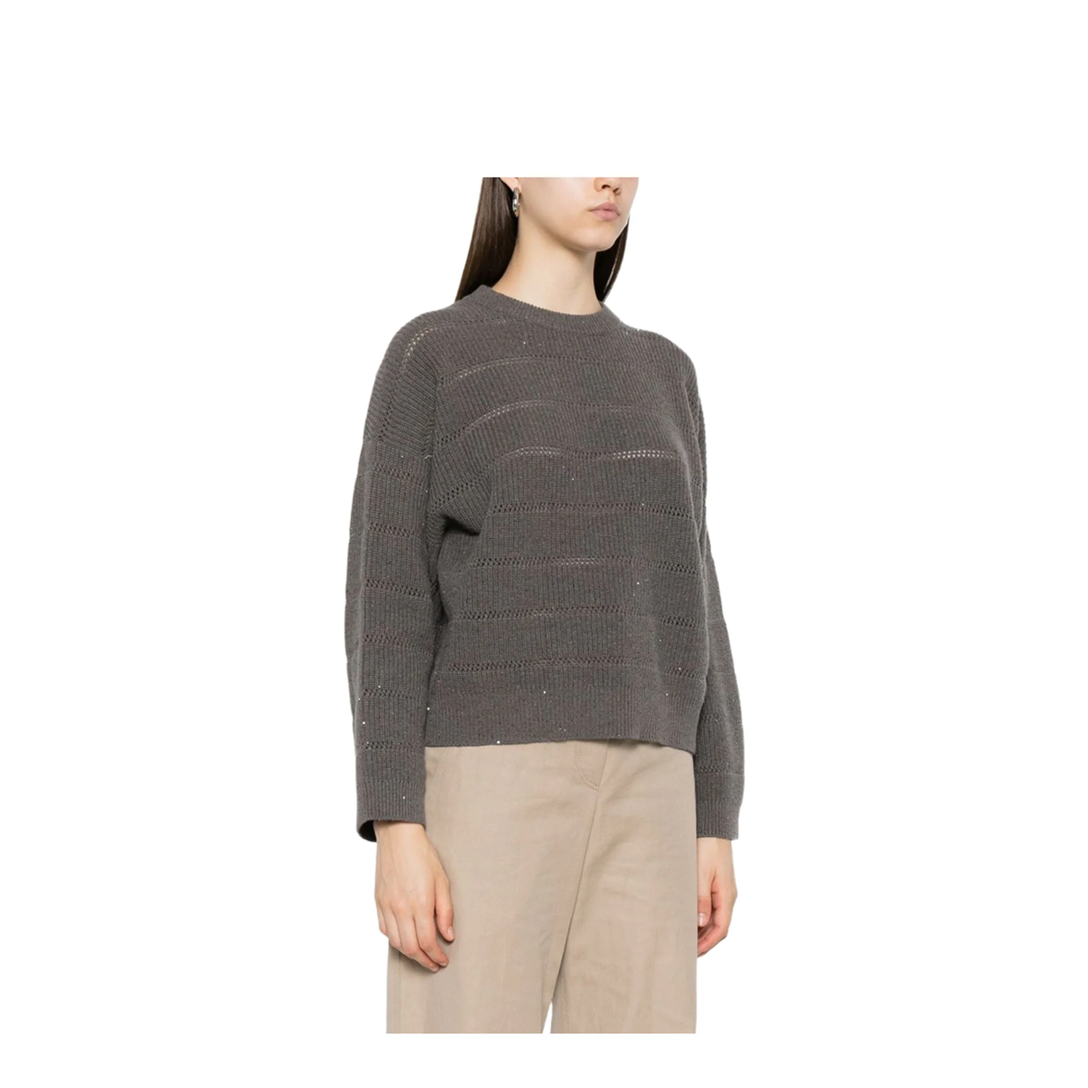 Cashmere and Wool Crew-Neck Sweater - Image 5