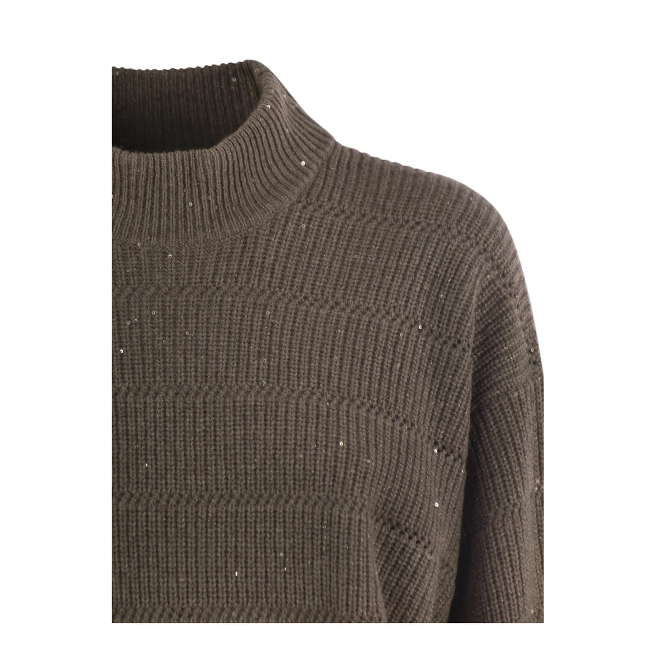 Cashmere and Wool Turtleneck Sweater - Image 3